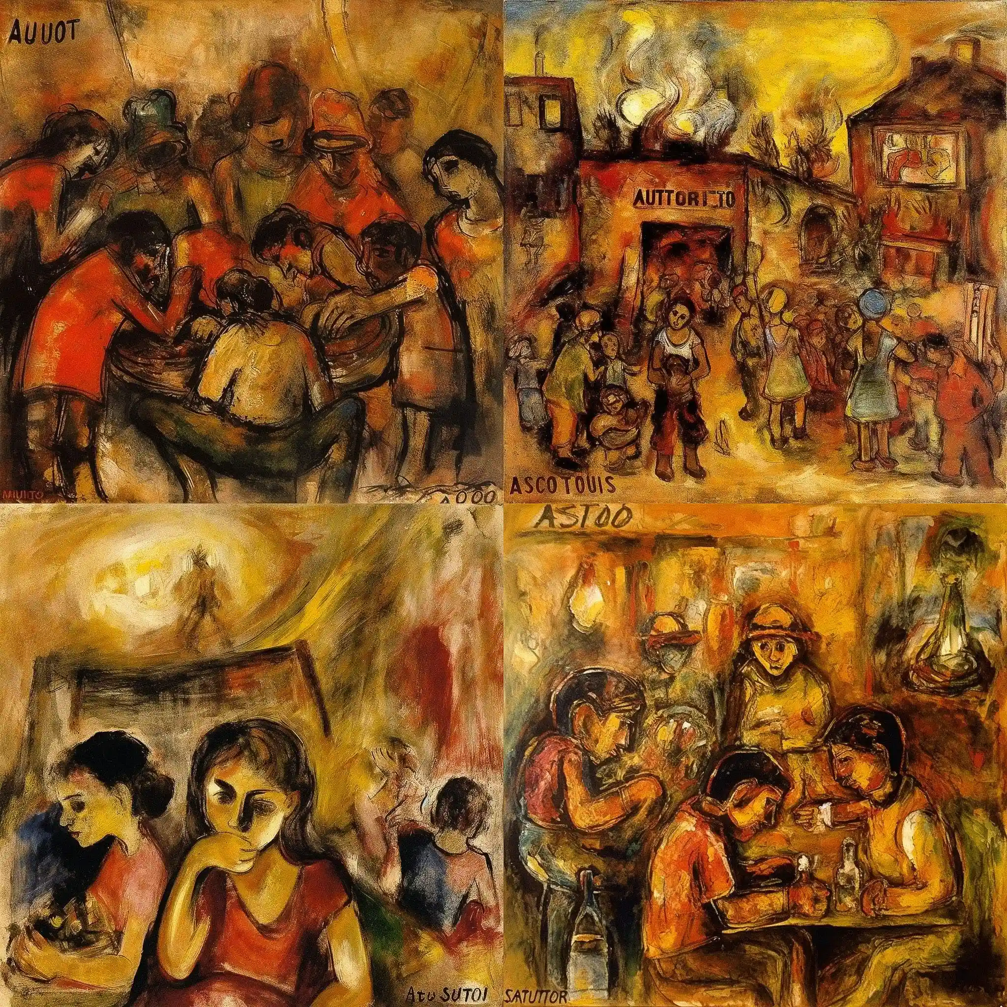 阿图罗·索托 arturo souto风格midjourney AI绘画作品 -阿图罗·索托 arturo souto风格midjourney AI绘画作品