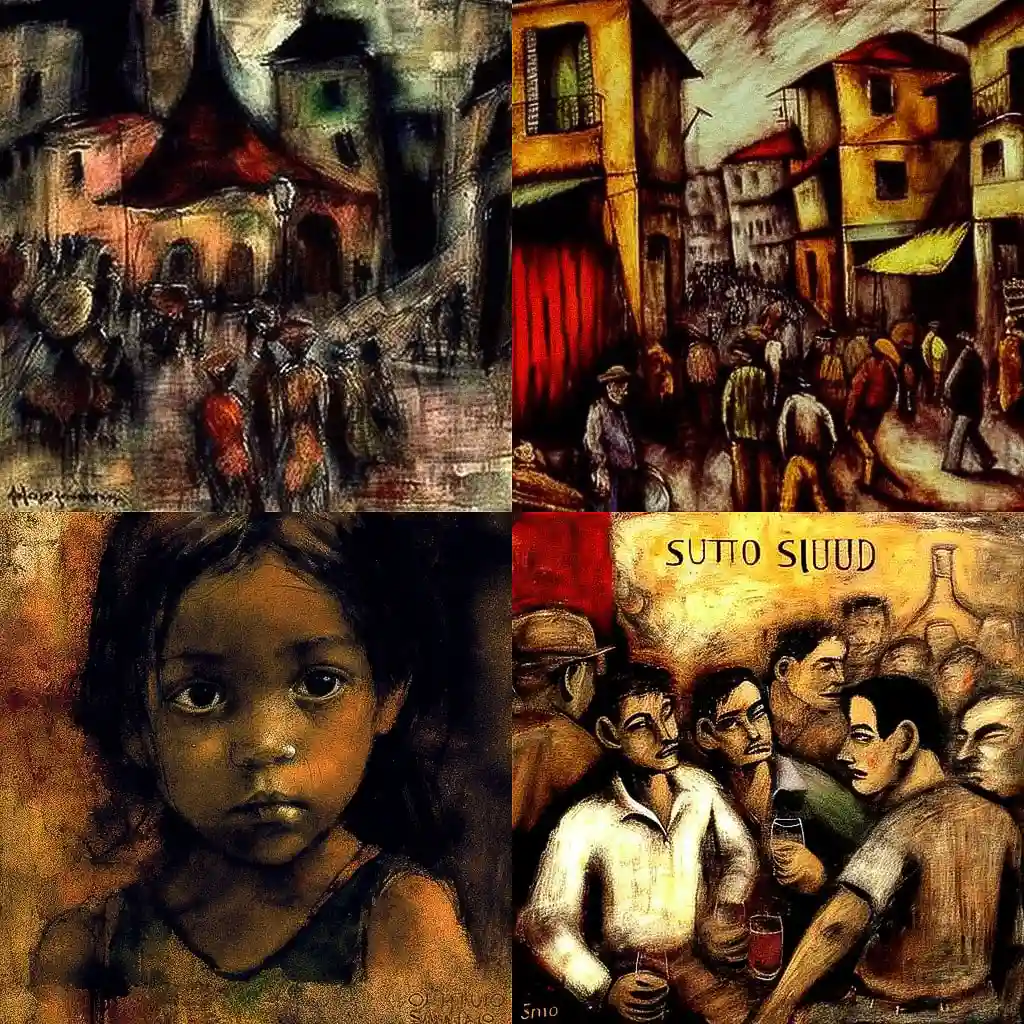 阿图罗·索托 arturo souto风格midjourney AI绘画作品 -阿图罗·索托 arturo souto风格midjourney AI绘画作品