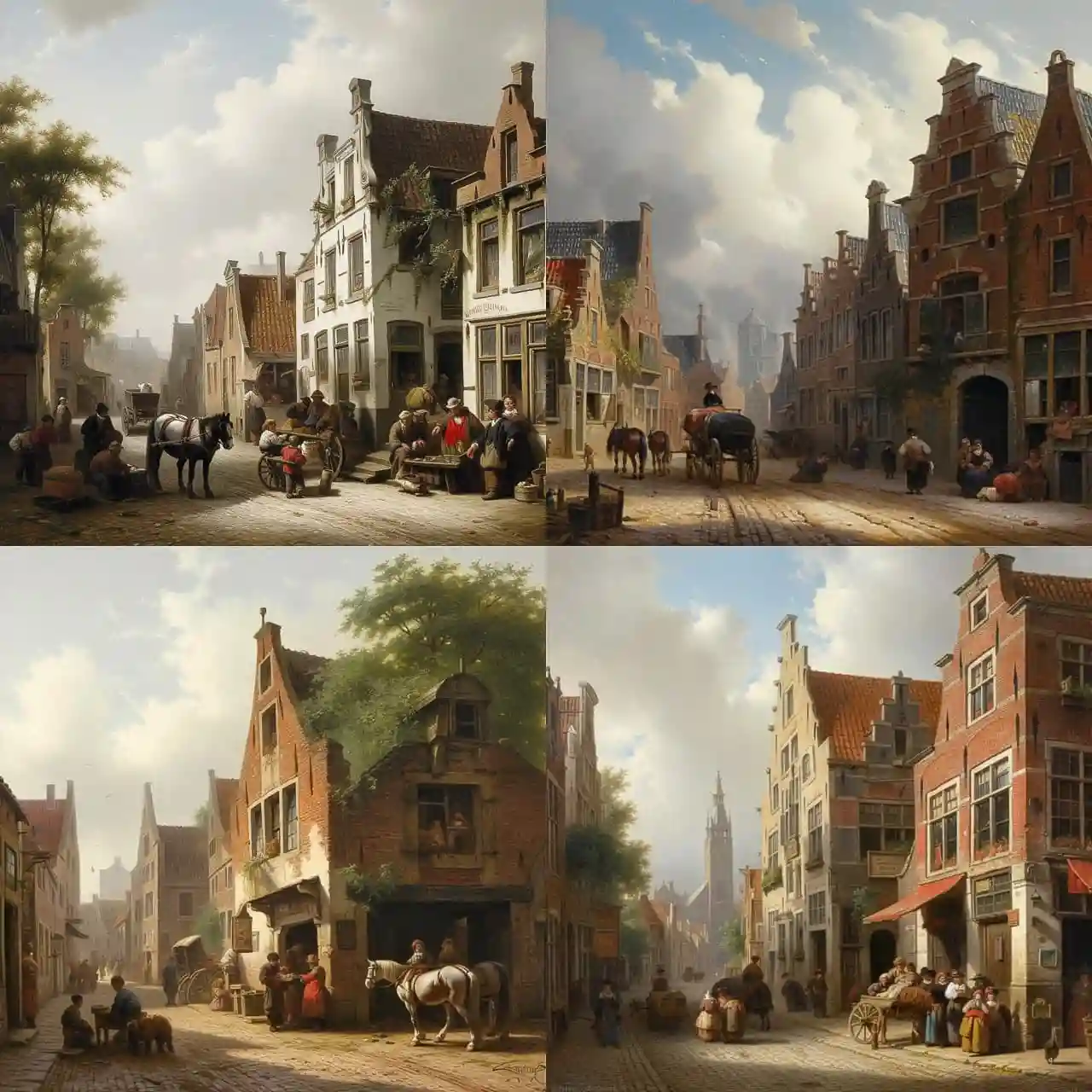 科内利斯·斯普林格 cornelis springer风格midjourney AI绘画作品 -科内利斯·斯普林格 cornelis springer风格midjourney AI绘画作品