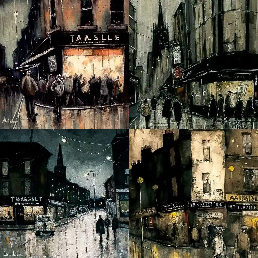 马尔科姆·提斯代尔 malcolm teasdale风格midjourney AI绘画作品 -马尔科姆·提斯代尔 malcolm teasdale风格midjourney AI绘画作品