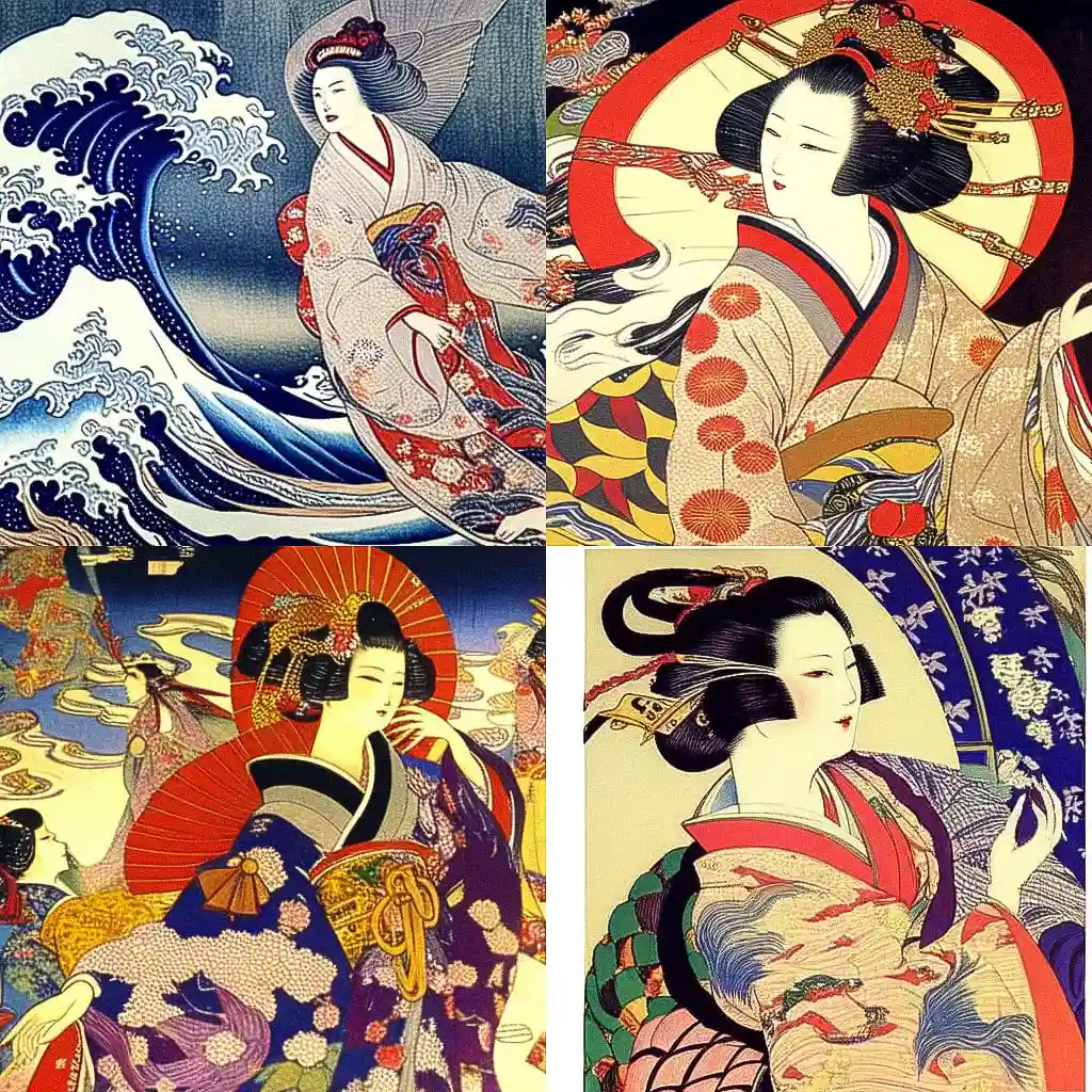寺岛真实 masami teraoka风格midjourney AI绘画作品 -寺岛真实 masami teraoka风格midjourney AI绘画作品
