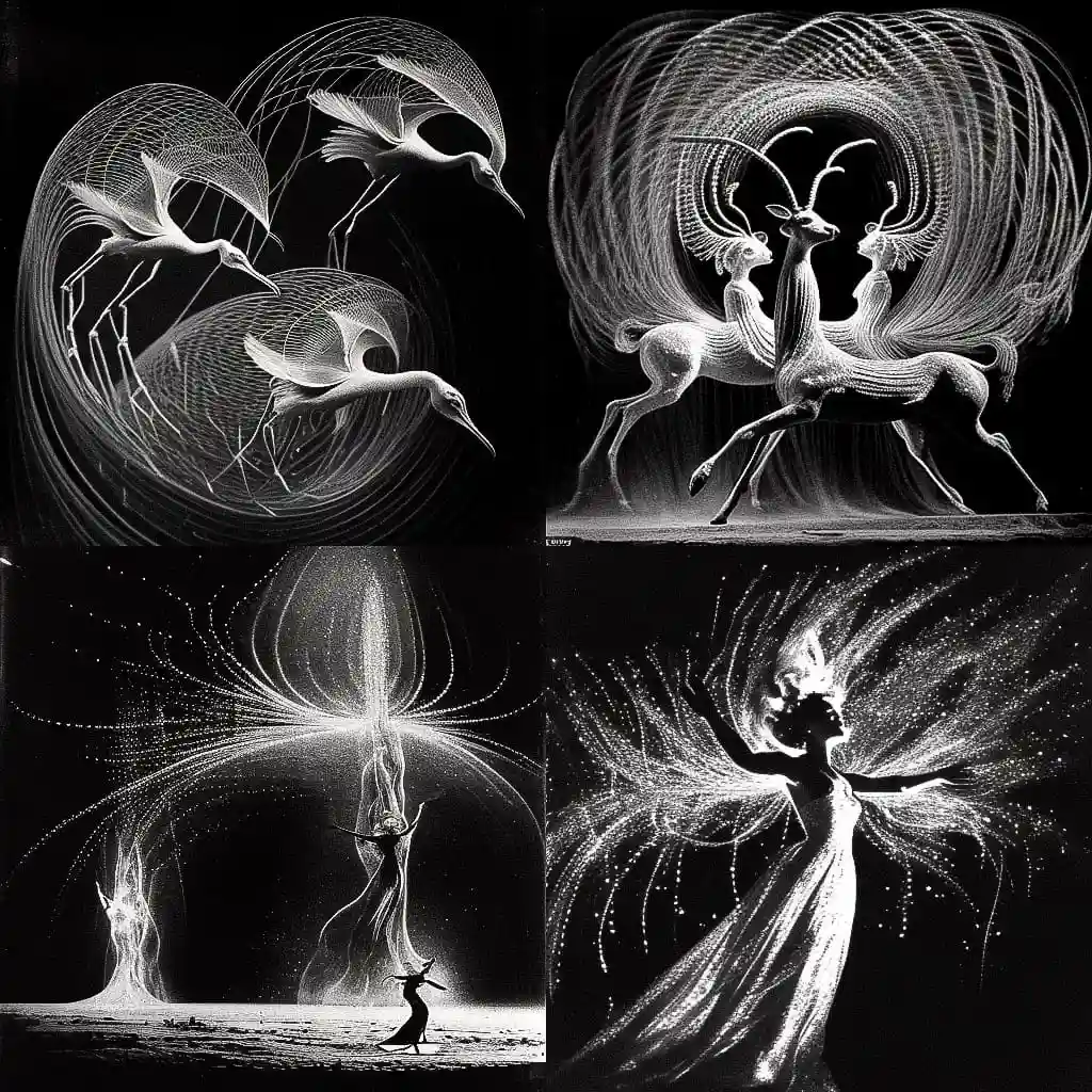 埃蒂安·朱尔·马雷 etienne jules marey风格midjourney AI绘画作品 -埃蒂安·朱尔·马雷 etienne jules marey风格midjourney AI绘画作品