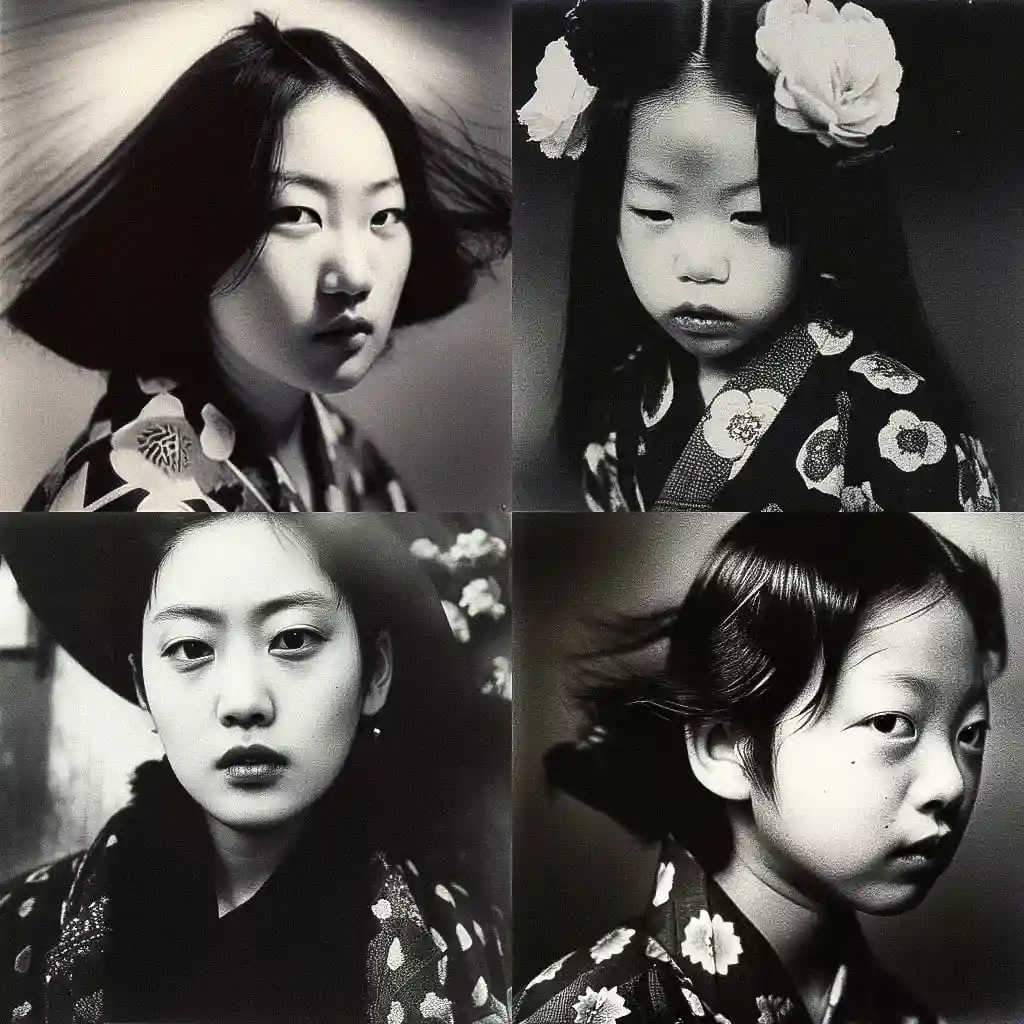 荒木经惟 nobuyoshi araki风格midjourney AI绘画作品 -荒木经惟 nobuyoshi araki风格midjourney AI绘画作品