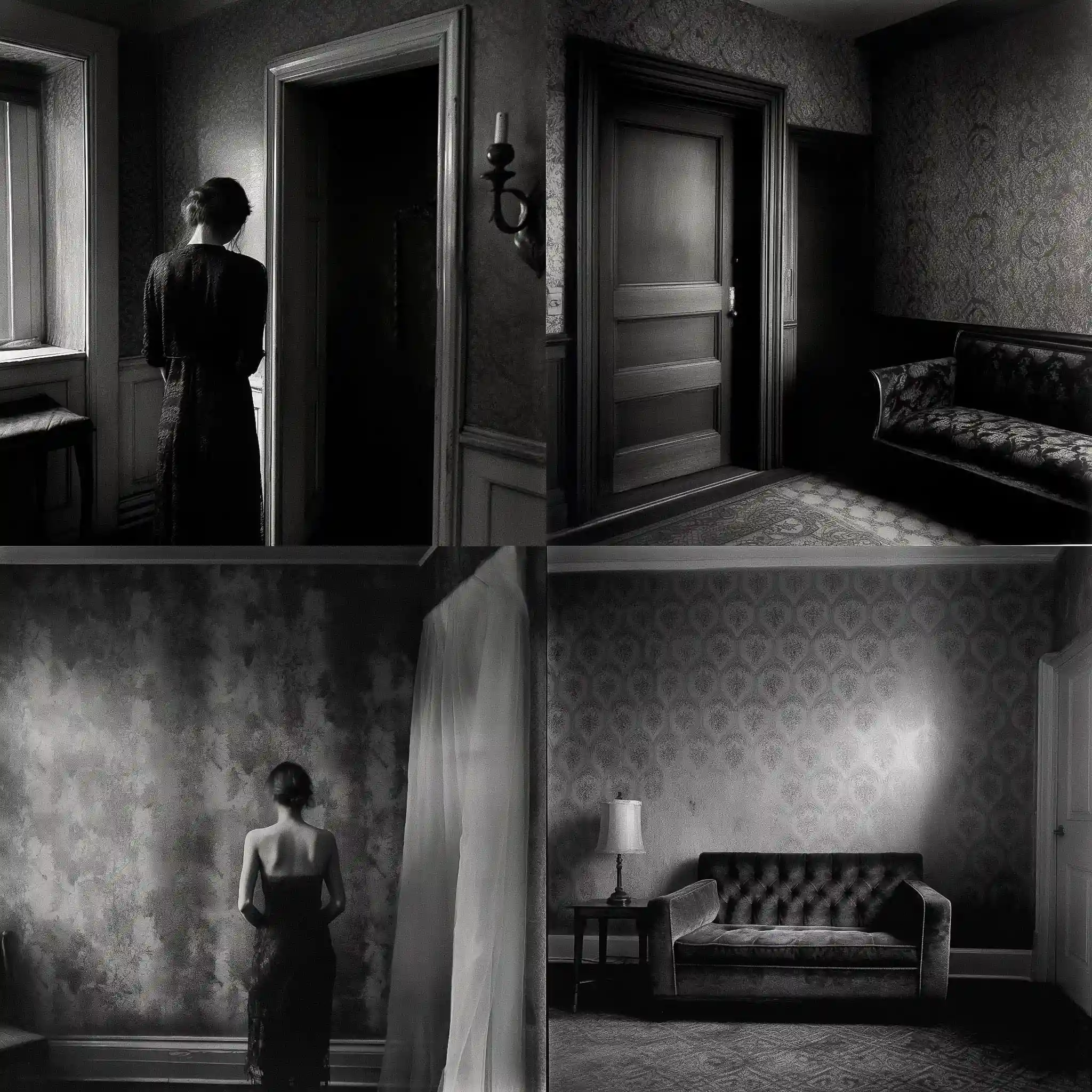 -迪尔克·布拉克曼 dirk braeckman风格midjourney AI绘画作品