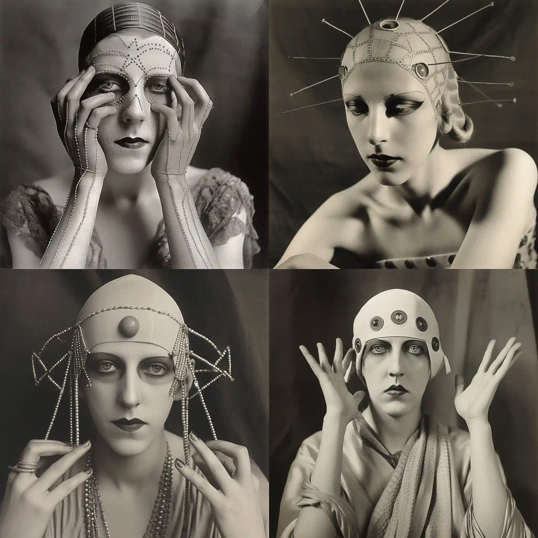 -克洛德·卡恩 claude cahun风格midjourney AI绘画作品