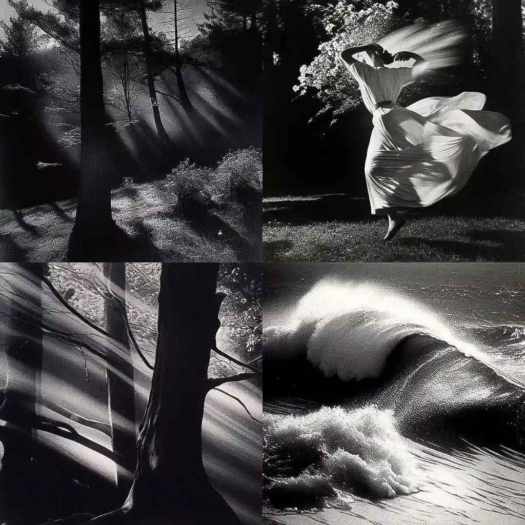 伊莫金·坎宁安 imogen cunningham风格midjourney AI绘画作品 -伊莫金·坎宁安 imogen cunningham风格midjourney AI绘画作品