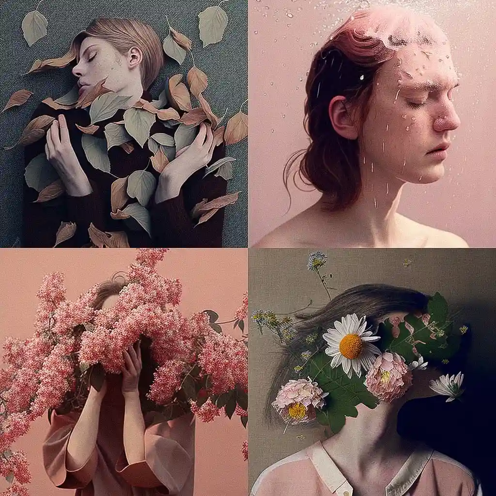 -布鲁克·迪多纳托 brooke didonato风格midjourney AI绘画作品