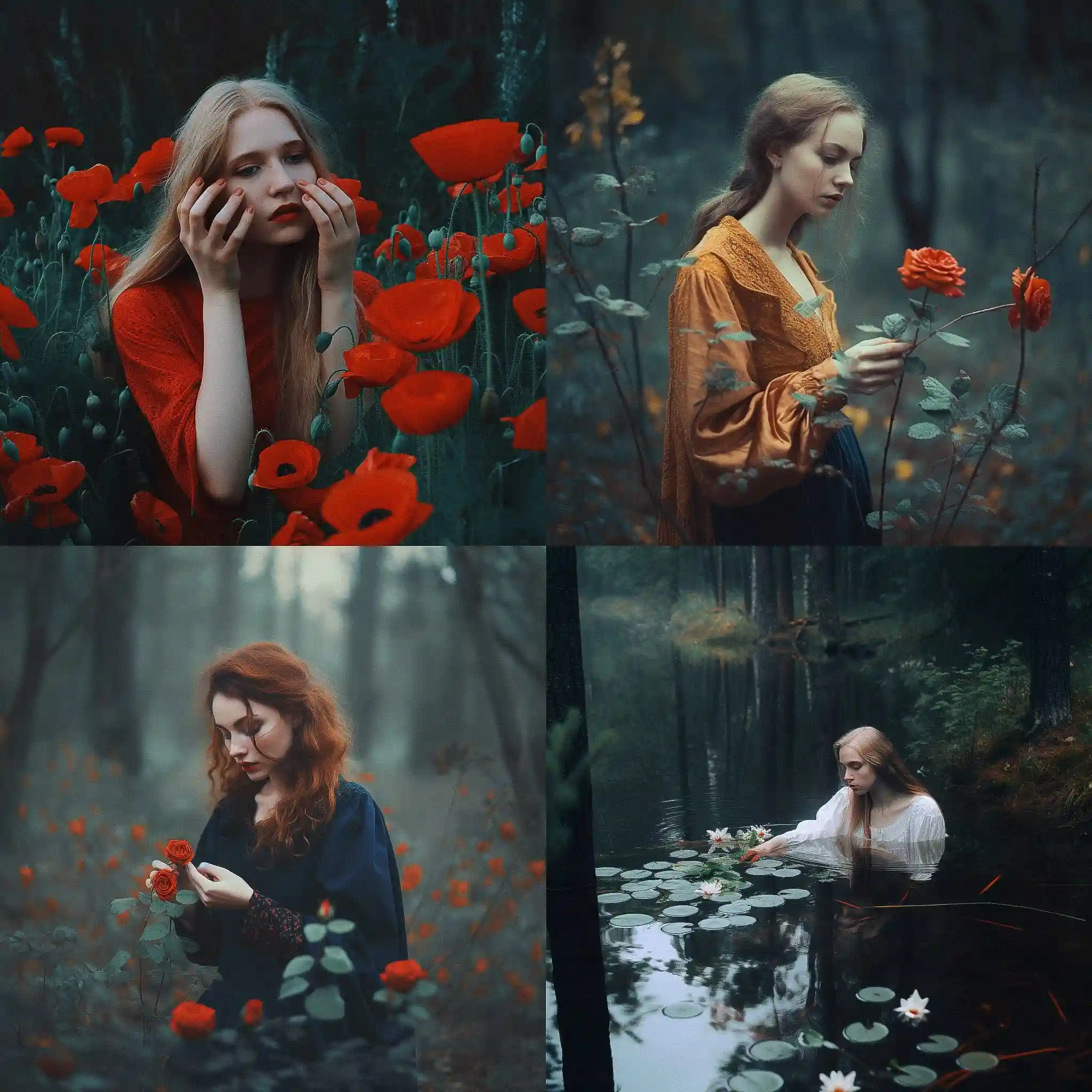 -娜塔利娅·德雷皮娜 natalia drepina风格midjourney AI绘画作品