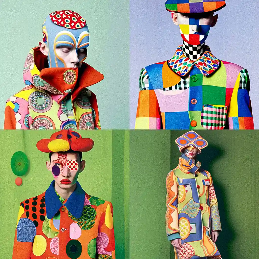 -瓦尔特·范贝伦东克 walter van beirendonck风格midjourney AI绘画作品