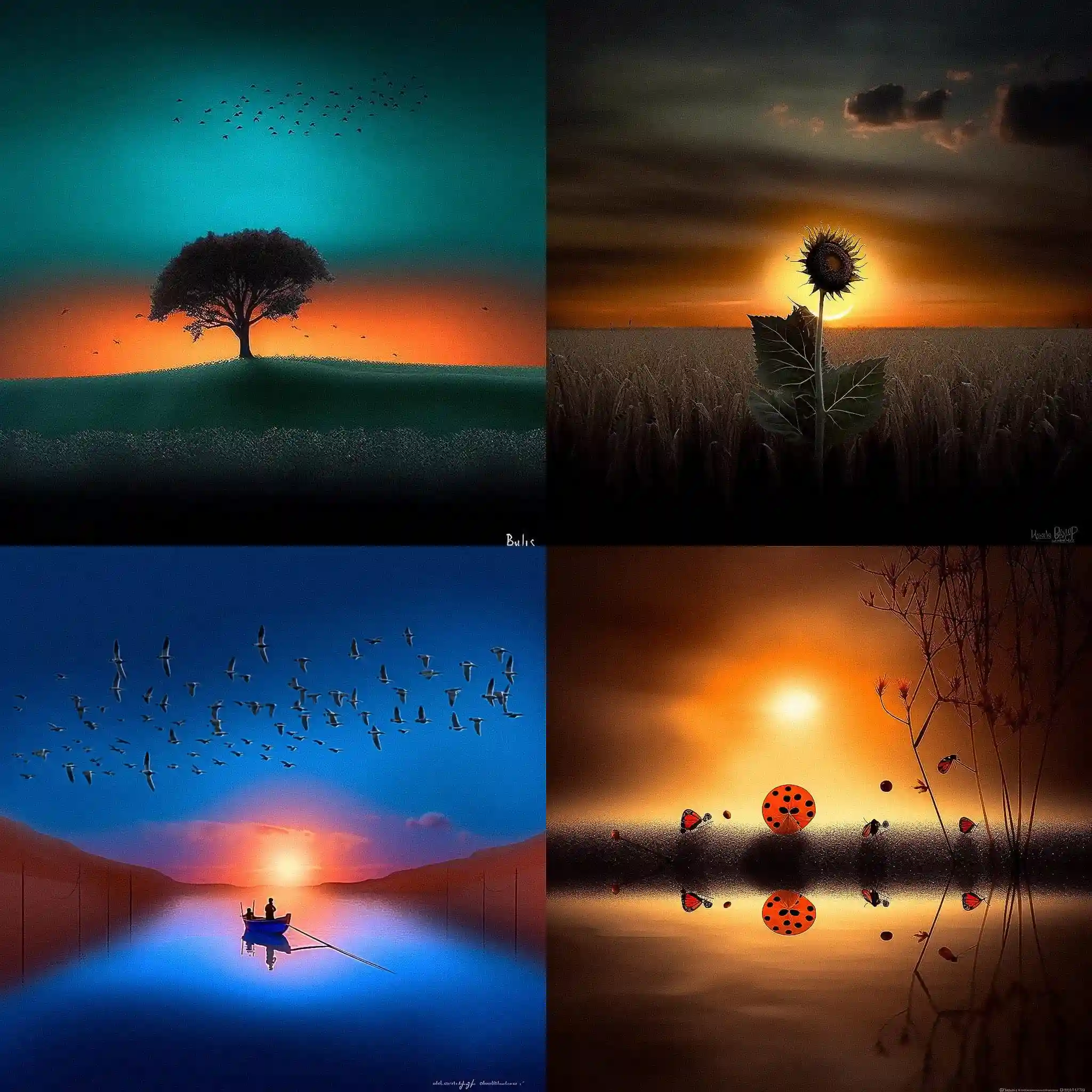 贝丝·哈米蒂 bess hamiti风格midjourney AI绘画作品 -贝丝·哈米蒂 bess hamiti风格midjourney AI绘画作品