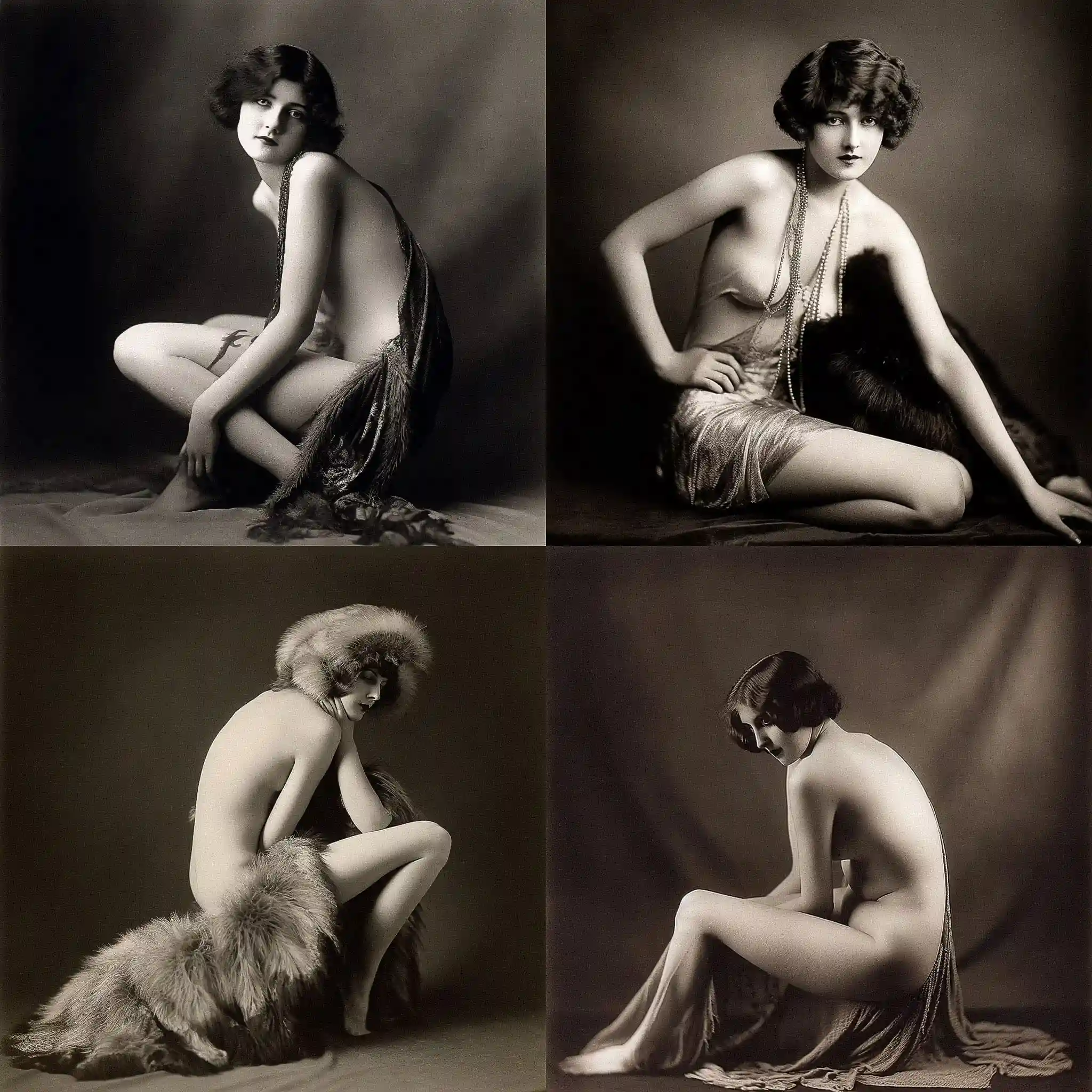 -阿尔弗雷德·切尼·约翰斯顿 alfred cheney johnston风格midjourney AI绘画作品