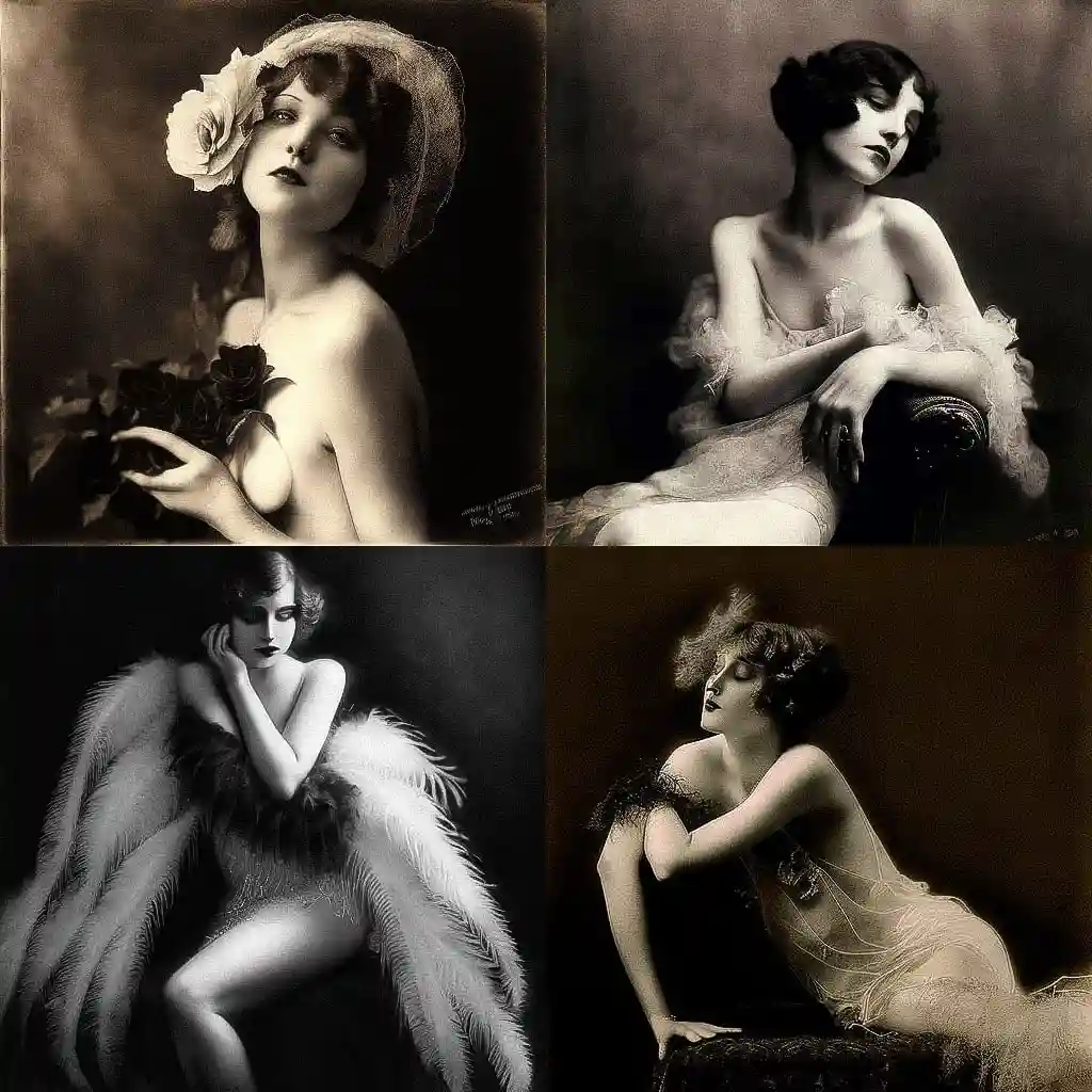 -阿尔弗雷德·切尼·约翰斯顿 alfred cheney johnston风格midjourney AI绘画作品