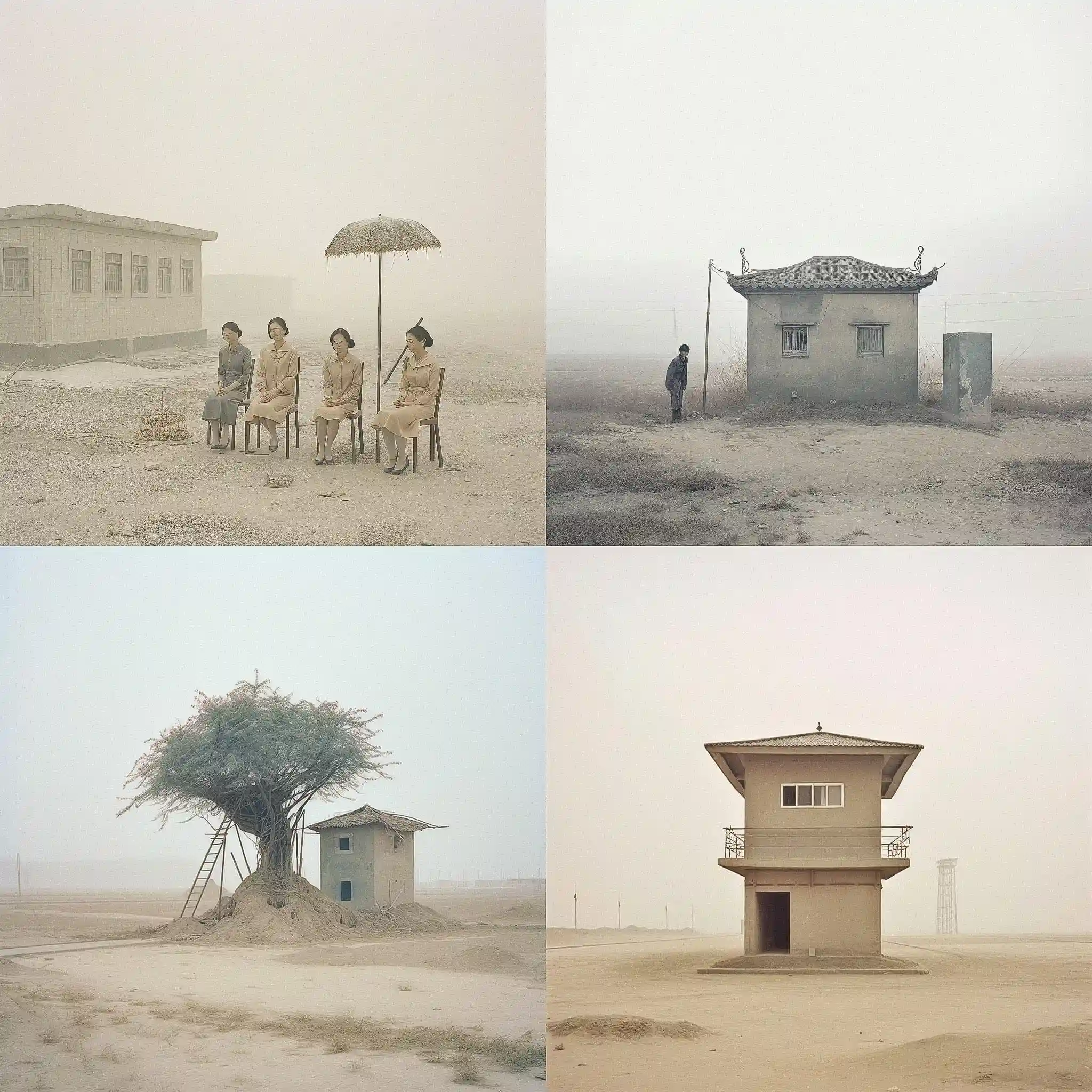 张可淳 zhang kechun风格midjourney AI绘画作品 -张可淳 zhang kechun风格midjourney AI绘画作品