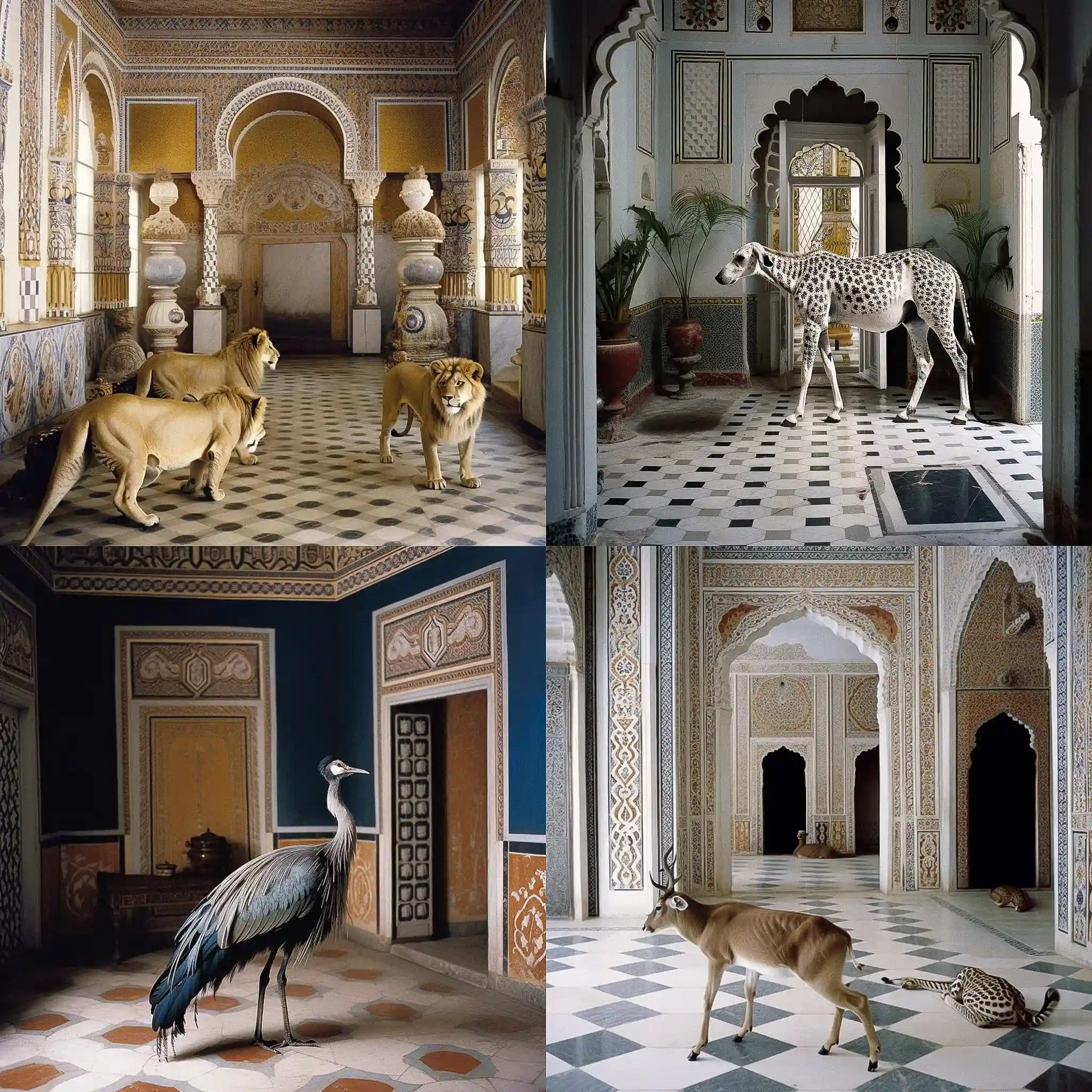 -卡伦·诺尔 karen knorr风格midjourney AI绘画作品