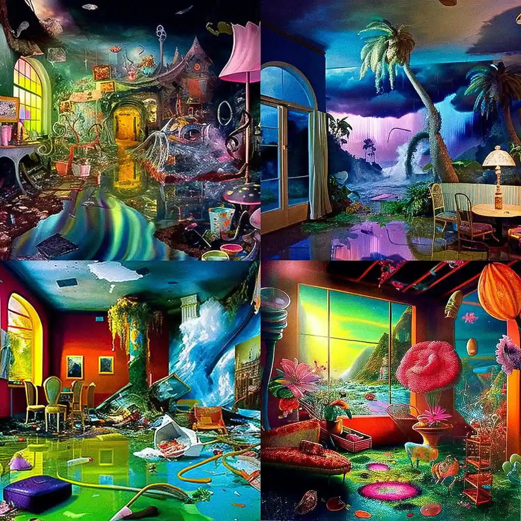 大卫·拉沙贝尔 david lachapelle风格midjourney AI绘画作品 -大卫·拉沙贝尔 david lachapelle风格midjourney AI绘画作品
