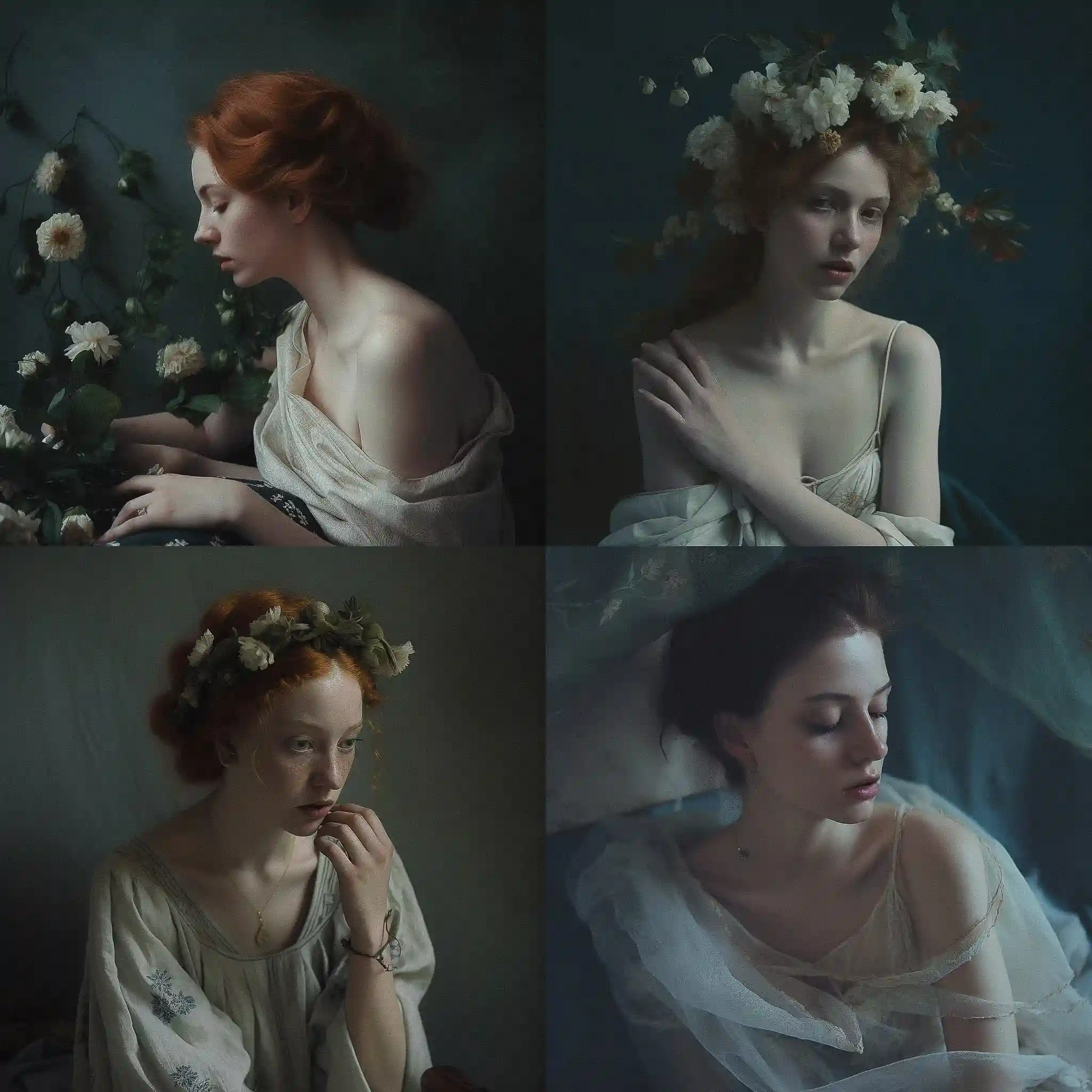 -莫妮娅·梅尔罗 monia merlo风格midjourney AI绘画作品