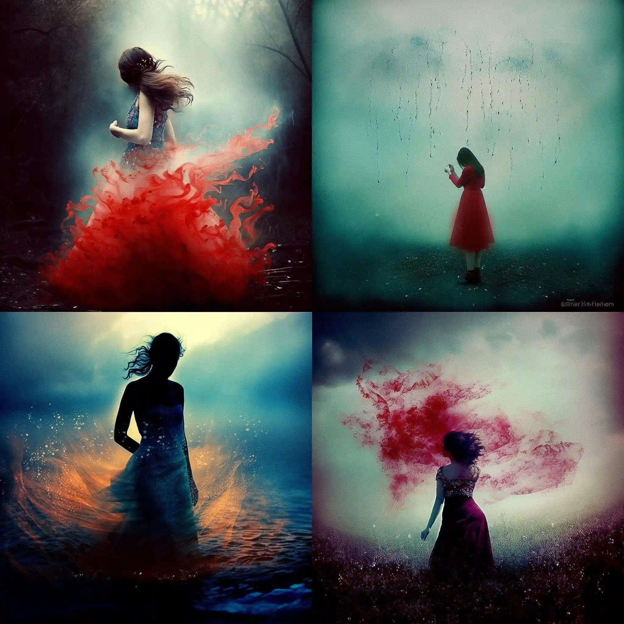 阿利扎·雷泽尔 aliza razell风格midjourney AI绘画作品 -阿利扎·雷泽尔 aliza razell风格midjourney AI绘画作品