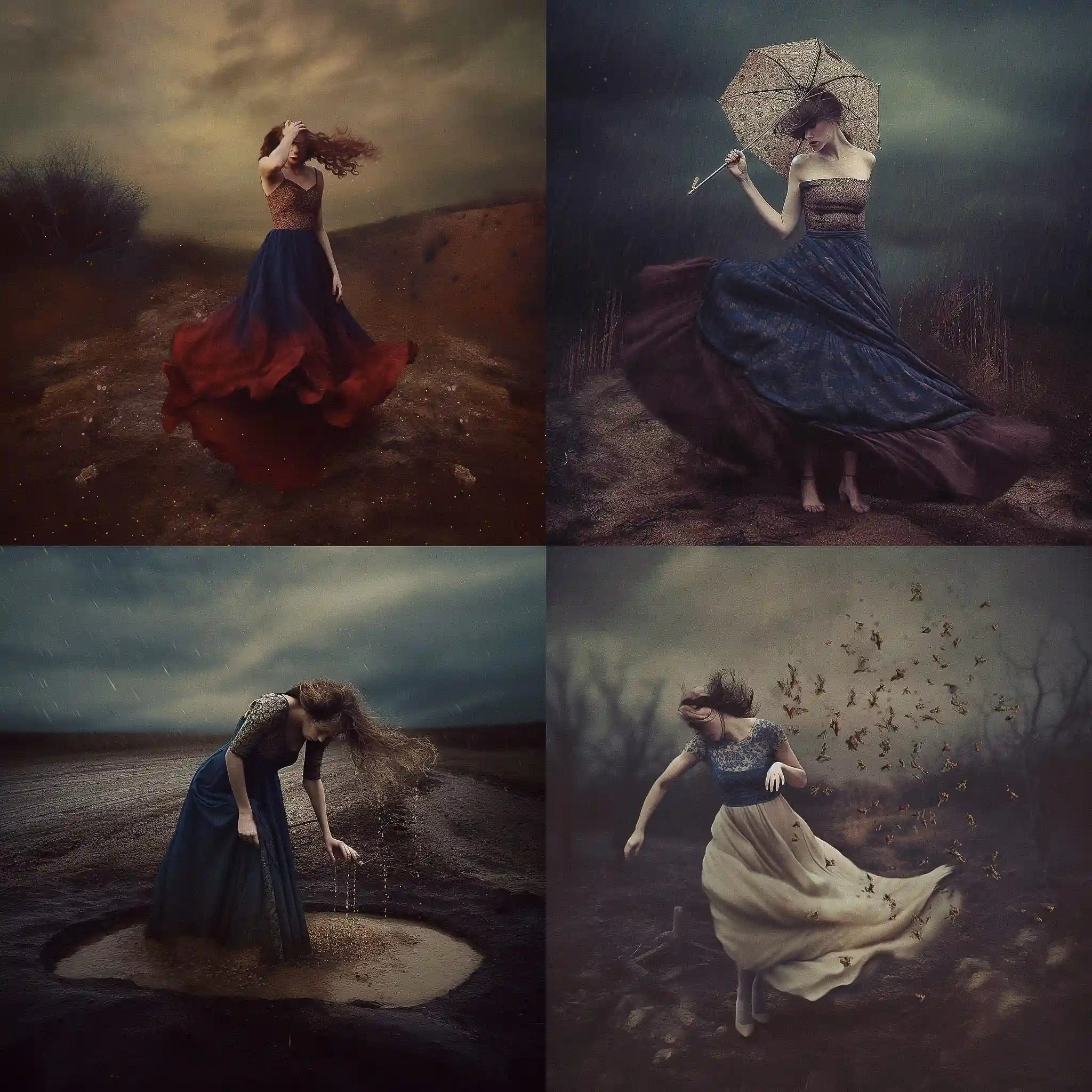 布鲁克·沙登 brooke shaden风格midjourney AI绘画作品 -布鲁克·沙登 brooke shaden风格midjourney AI绘画作品
