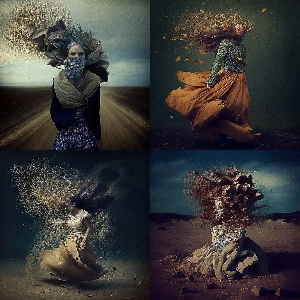 布鲁克·沙登 brooke shaden风格midjourney AI绘画作品 -布鲁克·沙登 brooke shaden风格midjourney AI绘画作品