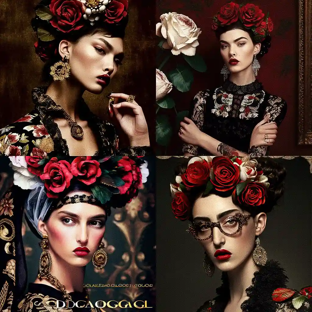 -杜嘉班纳 dolce gabbana风格midjourney AI绘画作品