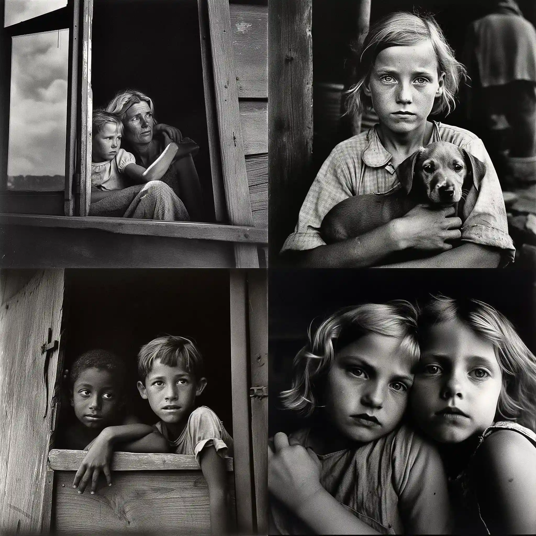 -W eugene smith w eugene smith风格midjourney AI绘画作品