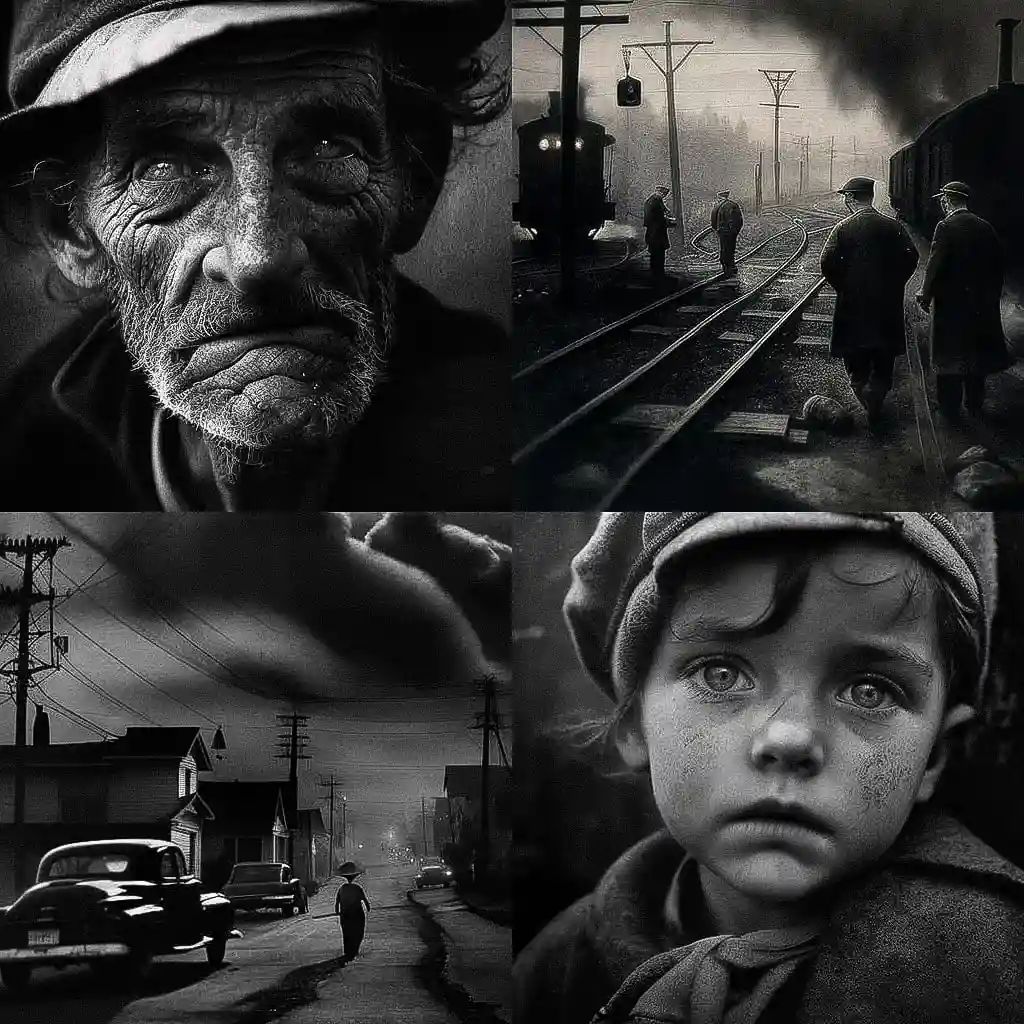 -W eugene smith w eugene smith风格midjourney AI绘画作品