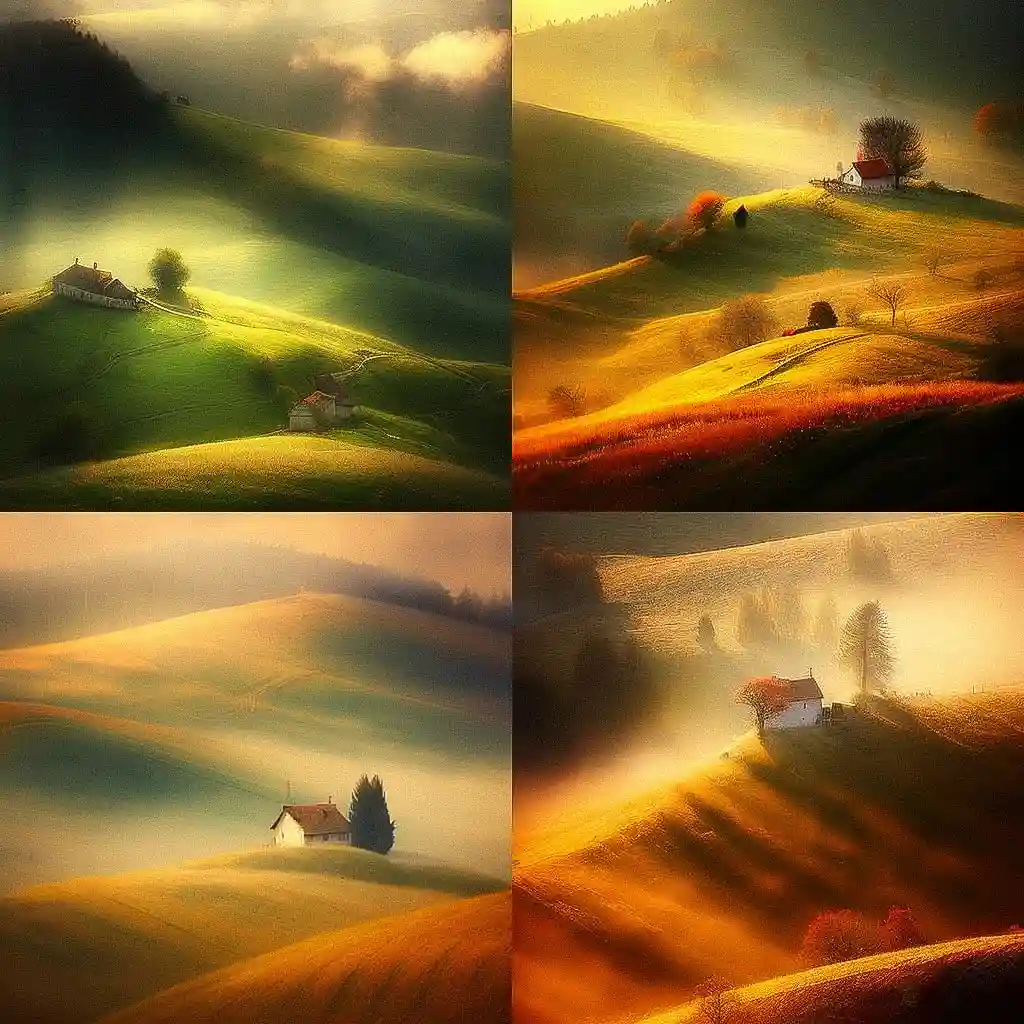 马丁·索巴斯 marcin sobas风格midjourney AI绘画作品 -马丁·索巴斯 marcin sobas风格midjourney AI绘画作品