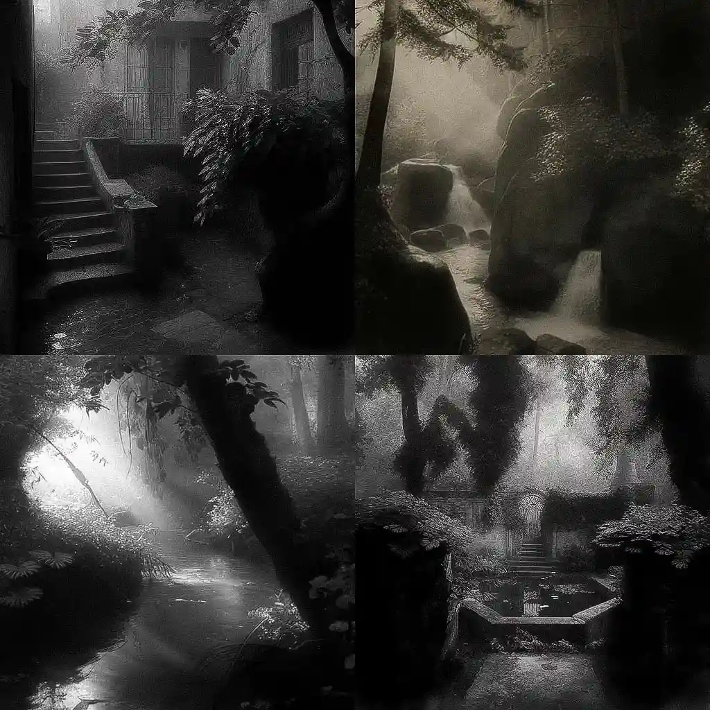 约瑟夫·苏德克 josef sudek风格midjourney AI绘画作品 -约瑟夫·苏德克 josef sudek风格midjourney AI绘画作品