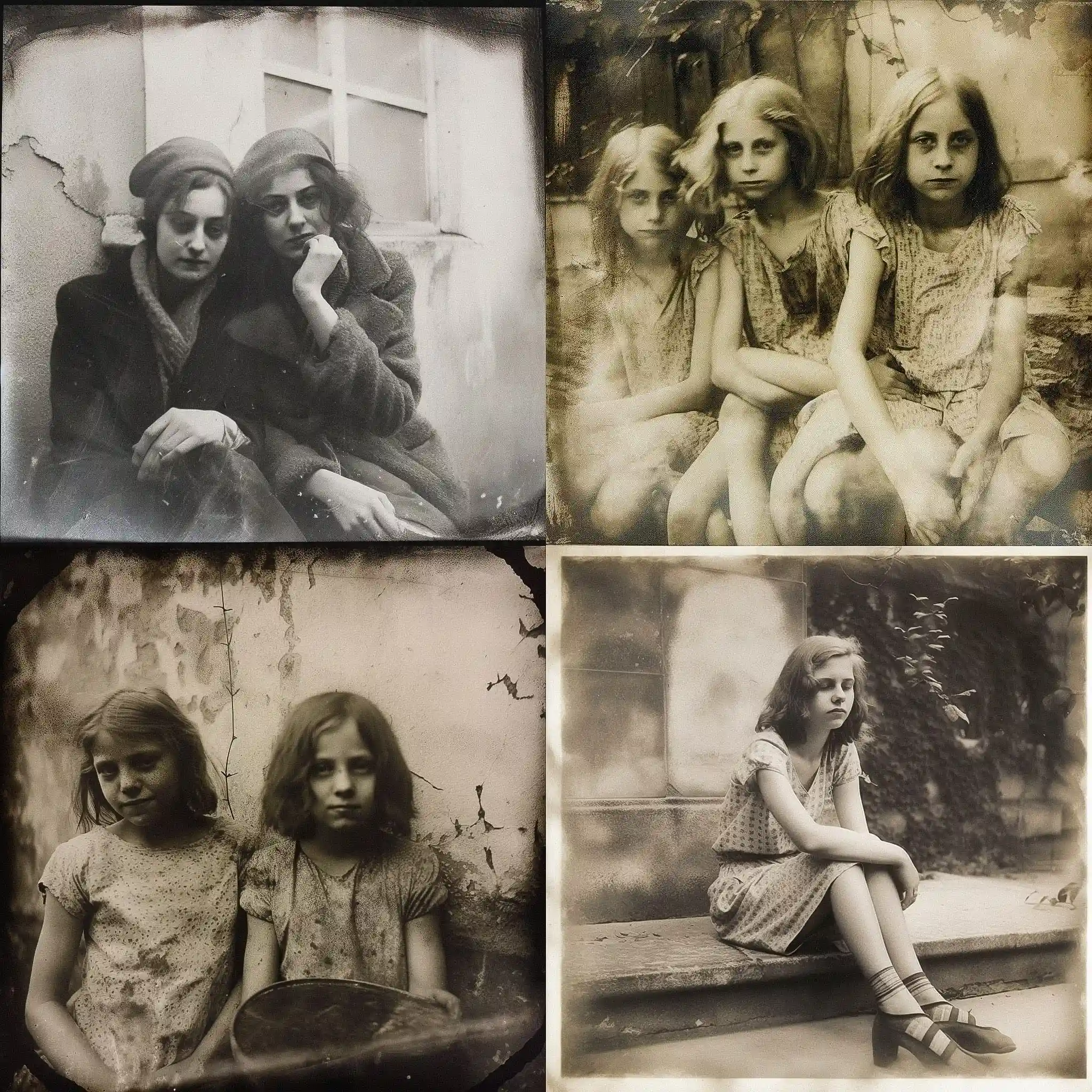 -米罗斯拉夫·提希 miroslav tichy风格midjourney AI绘画作品