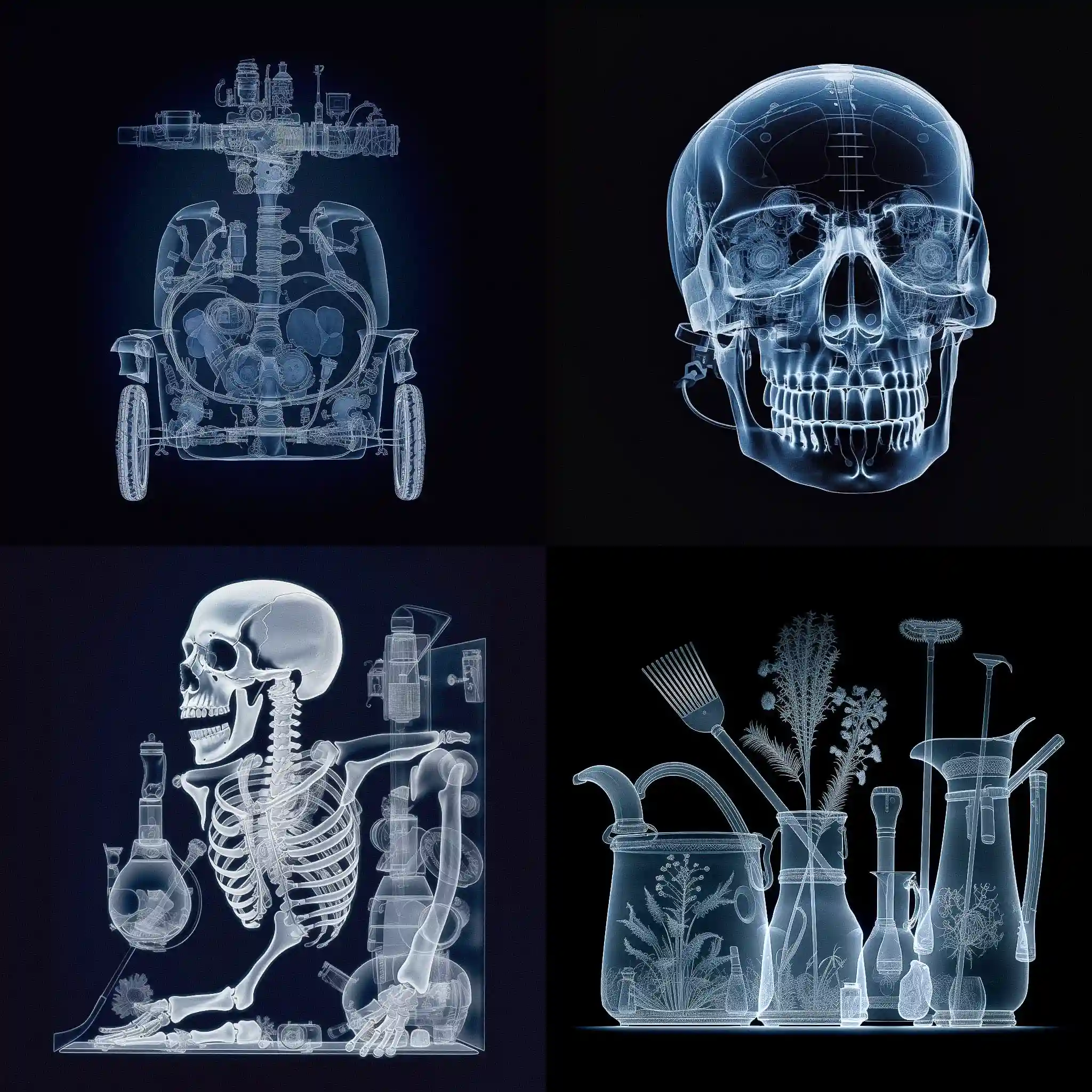 -尼克·维西 nick veasey风格midjourney AI绘画作品