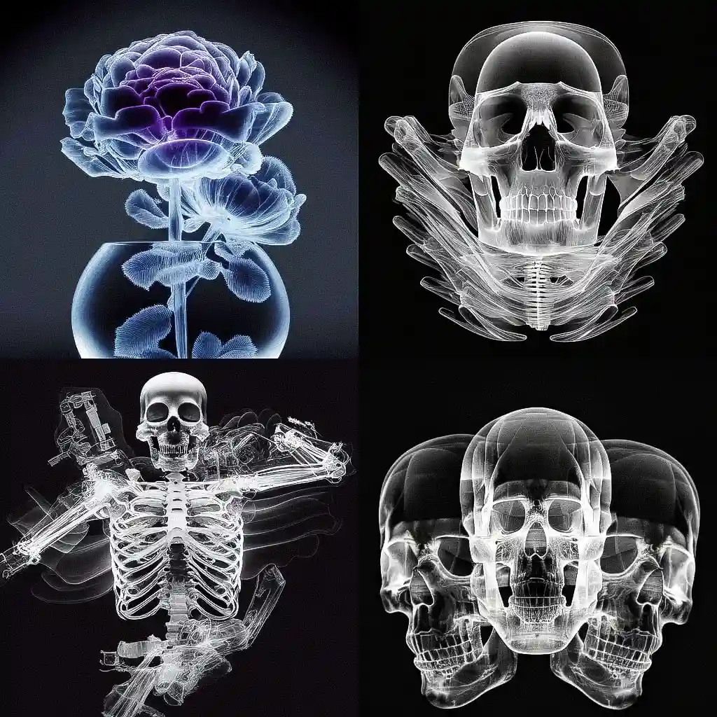 -尼克·维西 nick veasey风格midjourney AI绘画作品