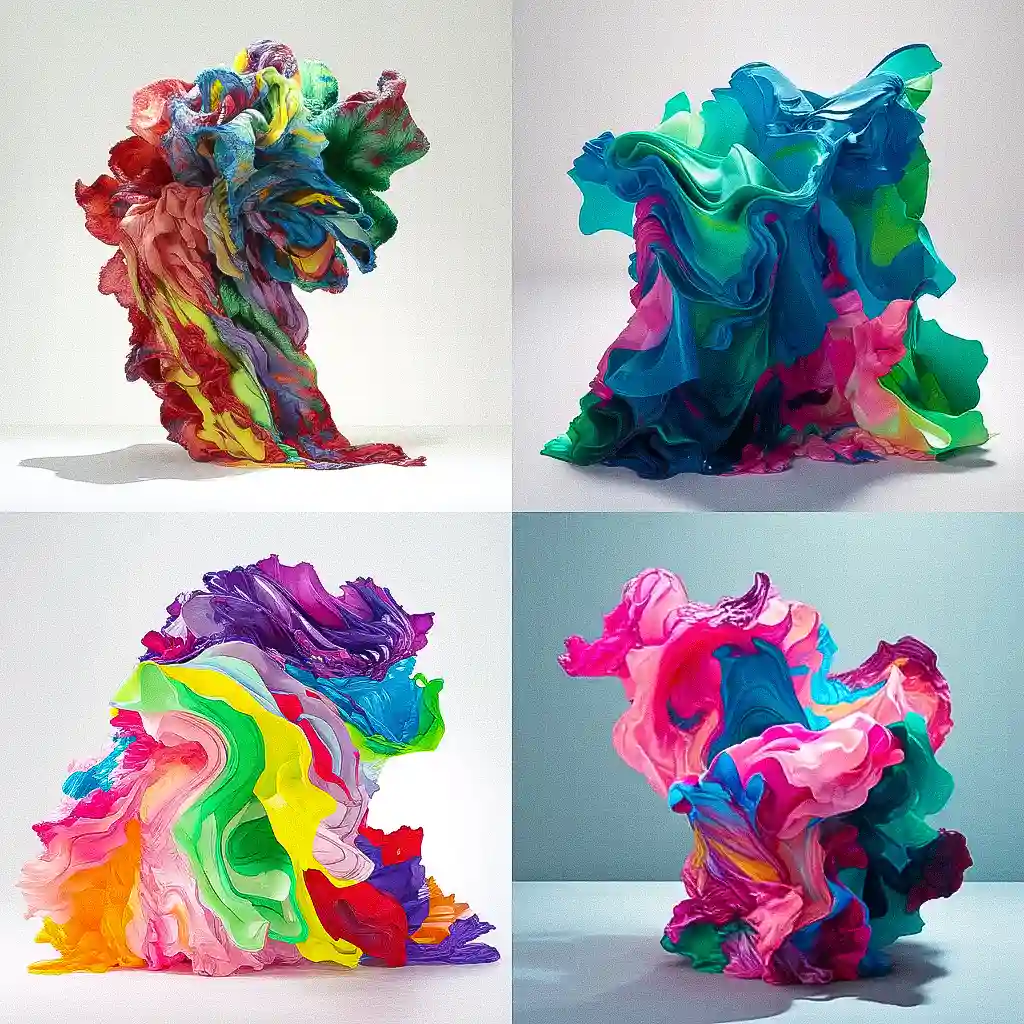 林达·本格利斯 lynda benglis风格midjourney AI绘画作品 -林达·本格利斯 lynda benglis风格midjourney AI绘画作品