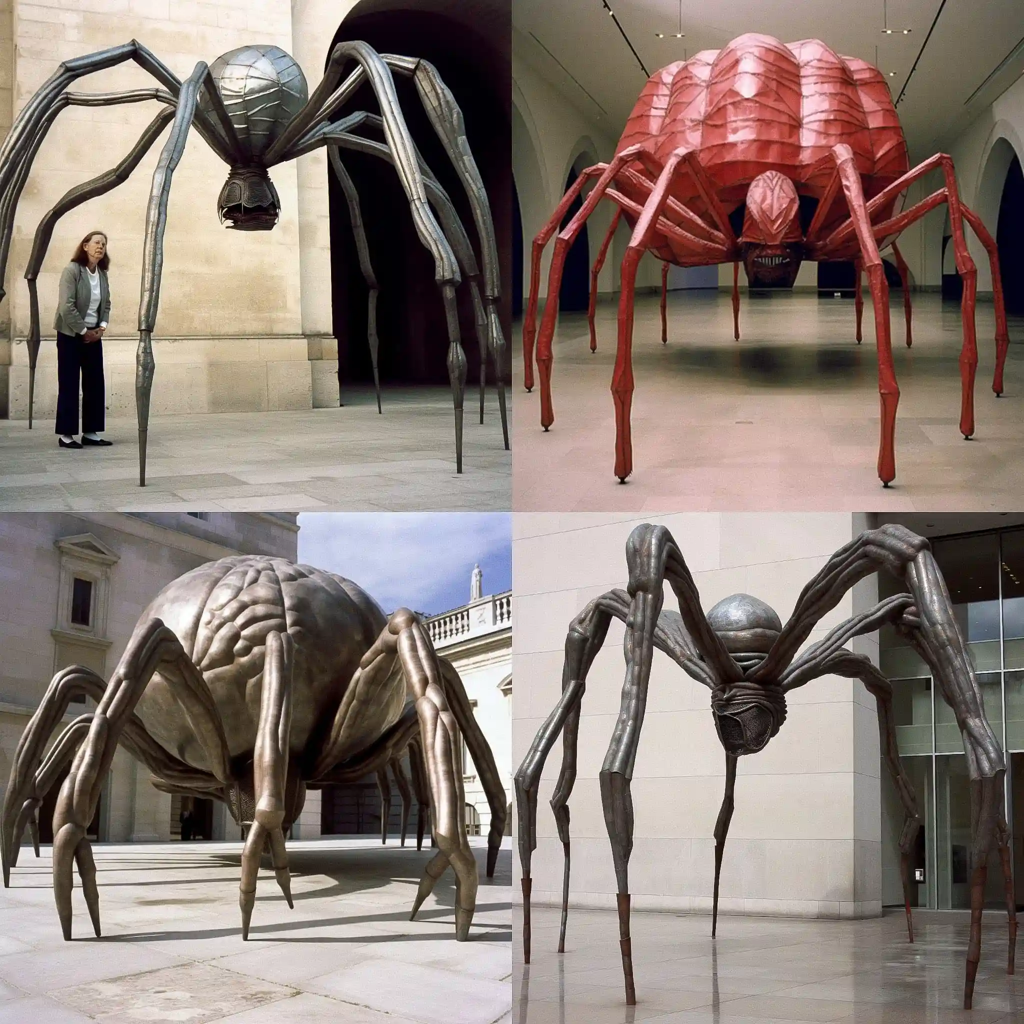 -路易丝·布尔乔亚 louise bourgeois风格midjourney AI绘画作品