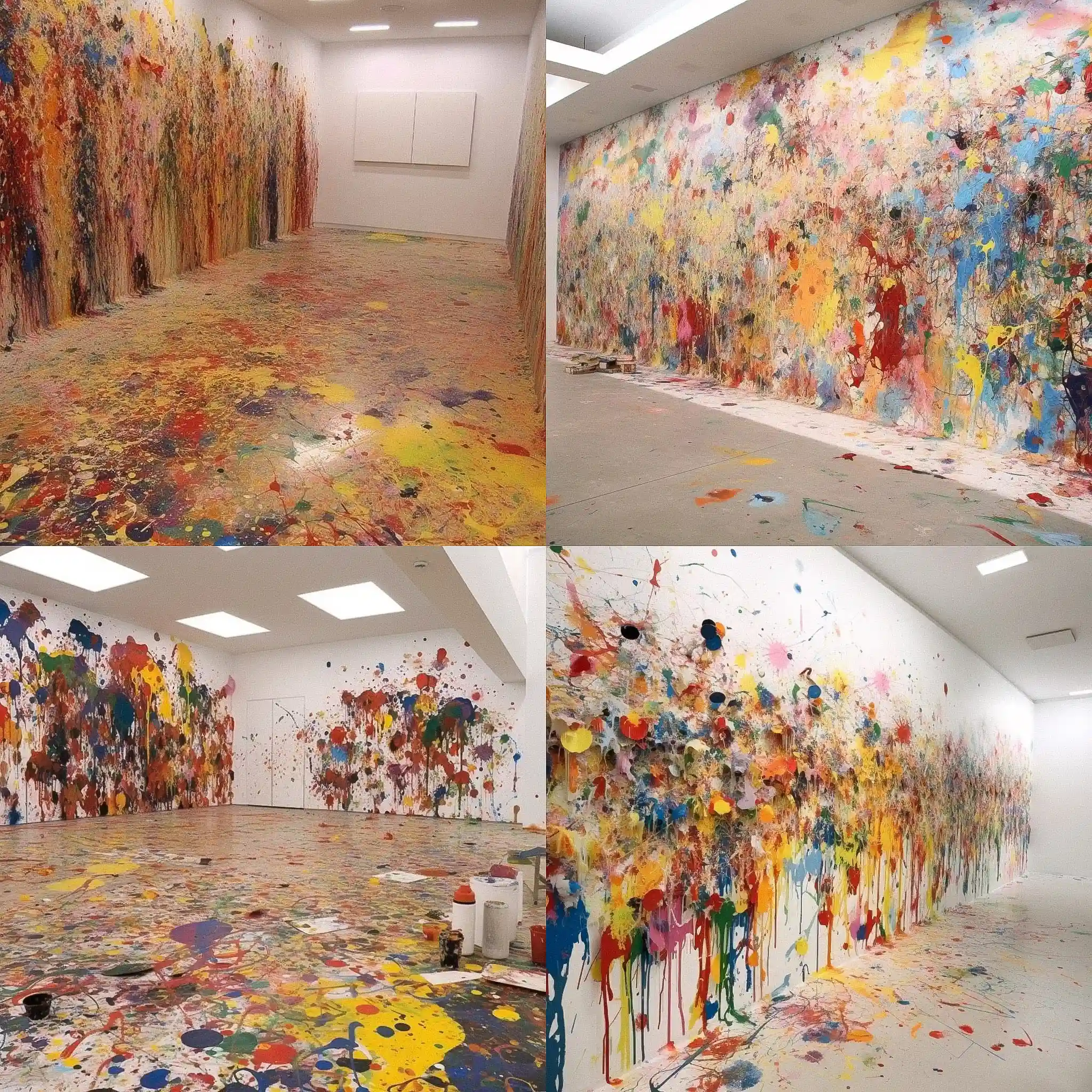 丹·科伦 dan colen风格midjourney AI绘画作品 -丹·科伦 dan colen风格midjourney AI绘画作品