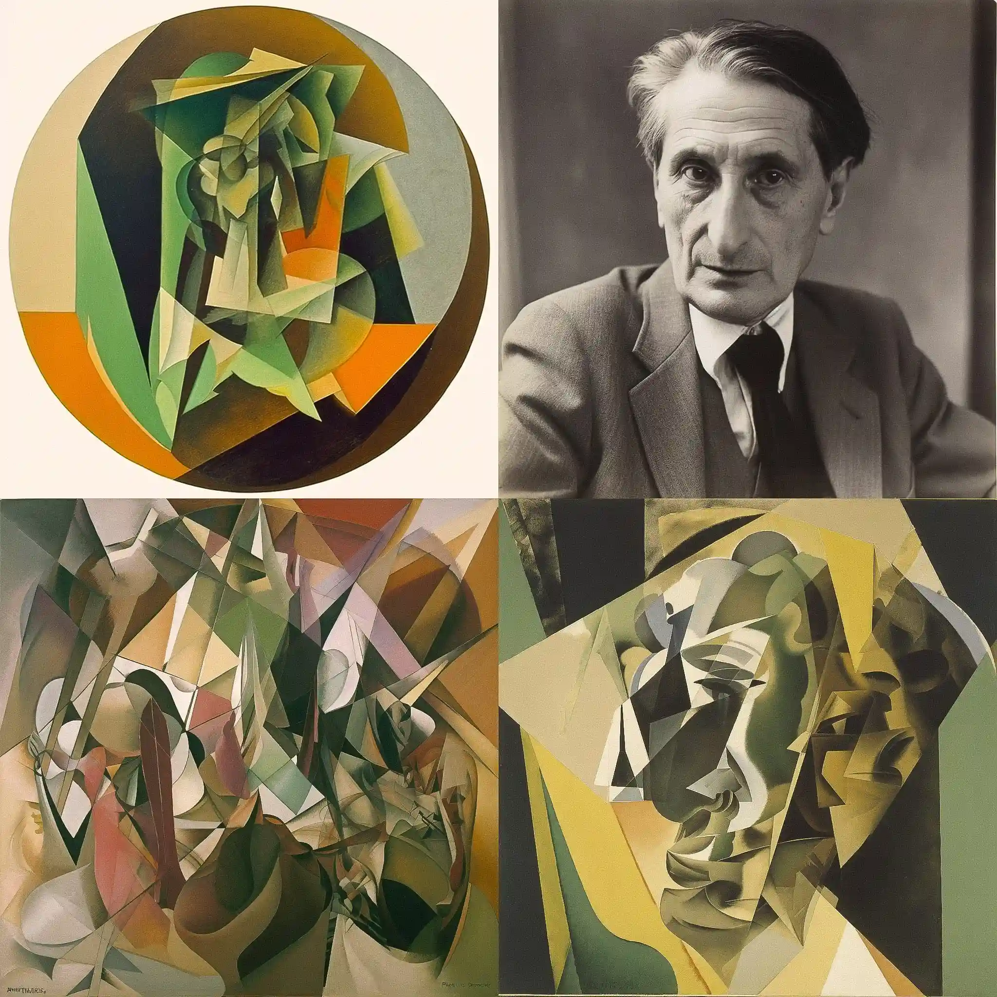 雷蒙德·杜尚-维永 raymond duchamp villon风格midjourney AI绘画作品 -雷蒙德·杜尚-维永 raymond duchamp villon风格midjourney AI绘画作品