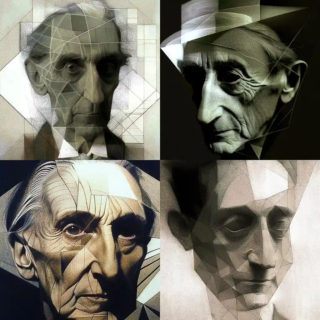 雷蒙德·杜尚-维永 raymond duchamp villon风格midjourney AI绘画作品 -雷蒙德·杜尚-维永 raymond duchamp villon风格midjourney AI绘画作品