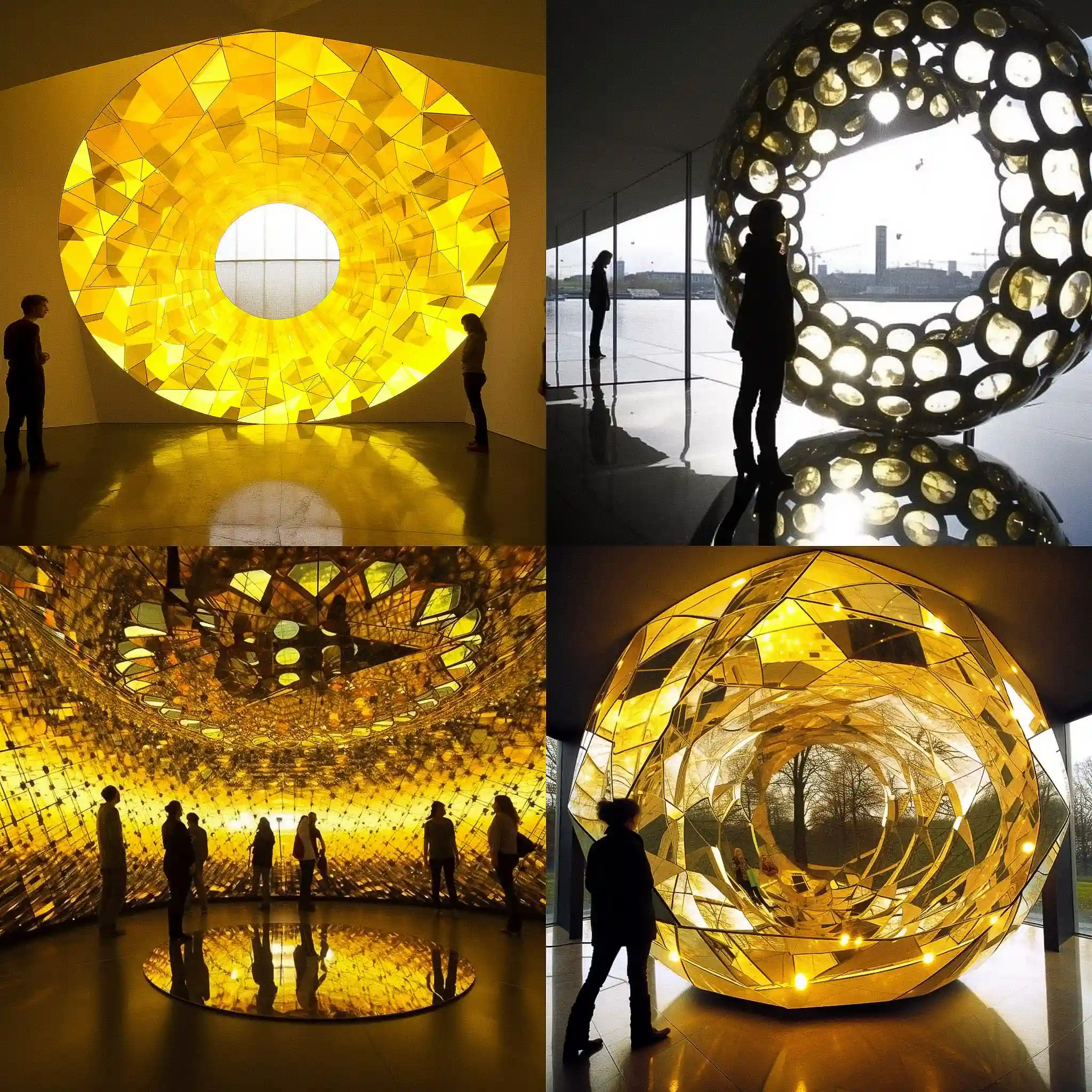 -奥拉弗·埃利亚松 olafur eliasson风格midjourney AI绘画作品