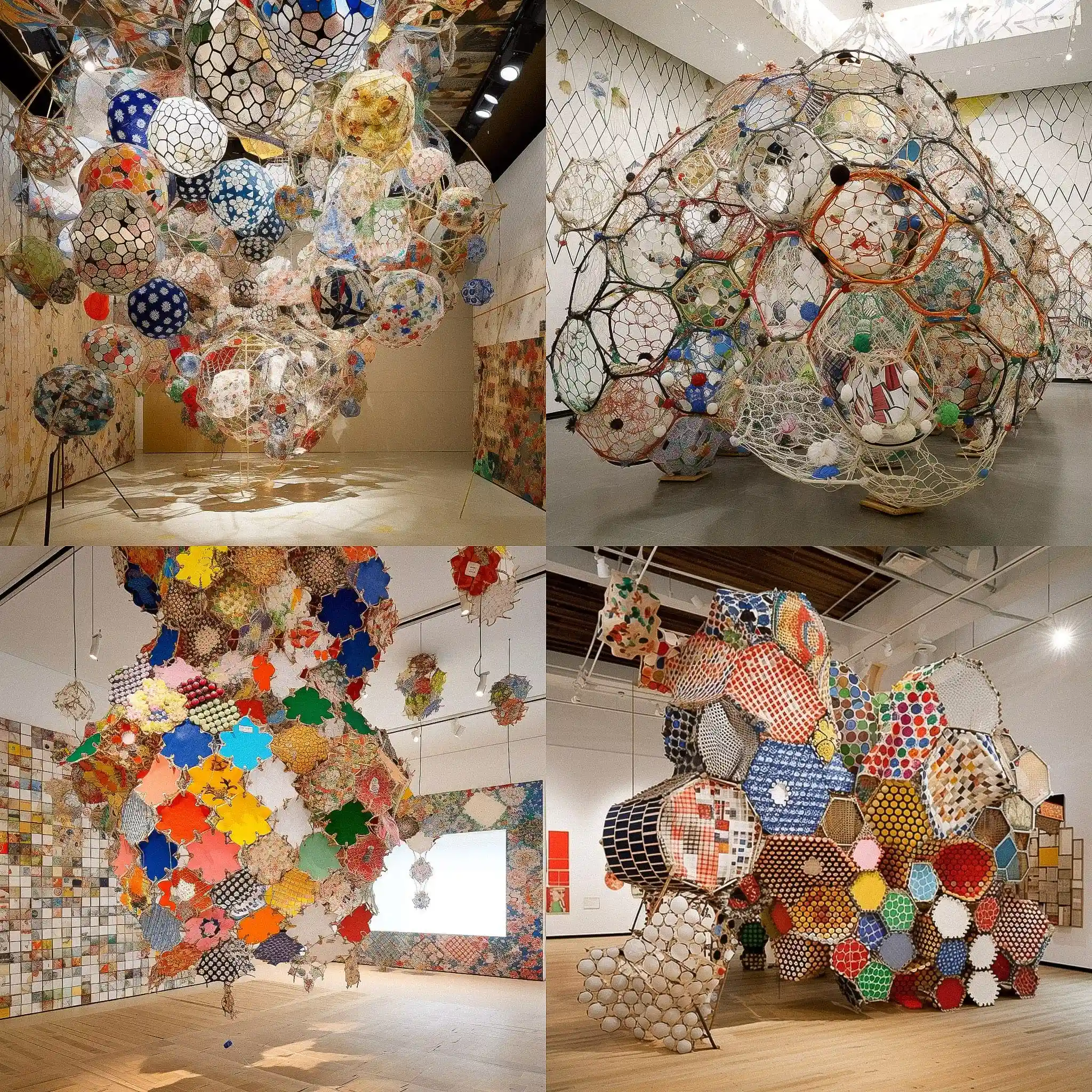 雅各布·哈希莫托 jacob hashimoto风格midjourney AI绘画作品 -雅各布·哈希莫托 jacob hashimoto风格midjourney AI绘画作品