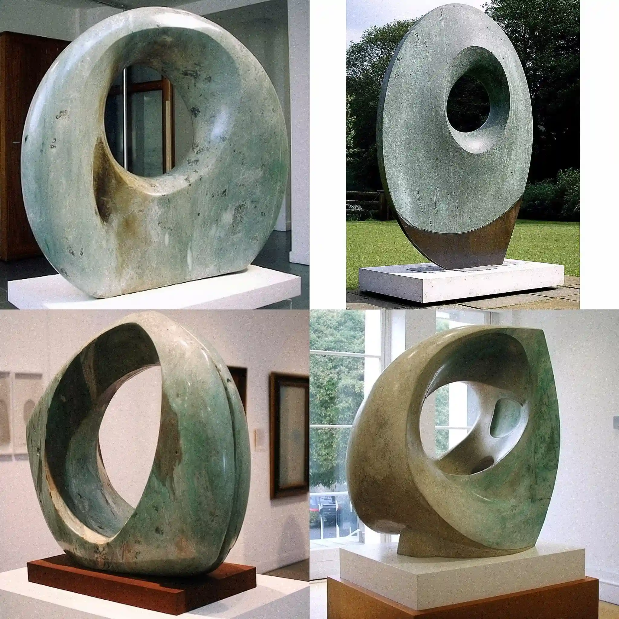 -芭芭拉·赫普沃斯 barbara hepworth风格midjourney AI绘画作品