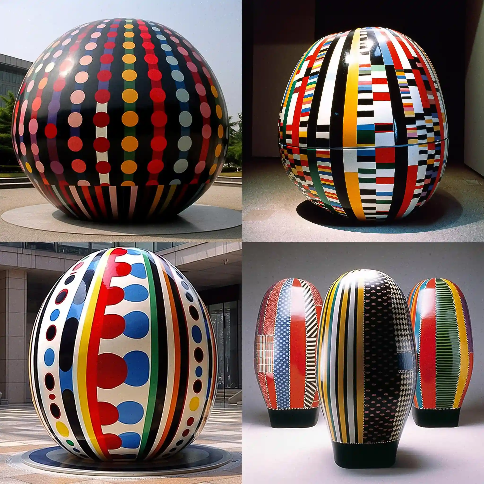 金兼二 jun kaneko风格midjourney AI绘画作品 -金兼二 jun kaneko风格midjourney AI绘画作品