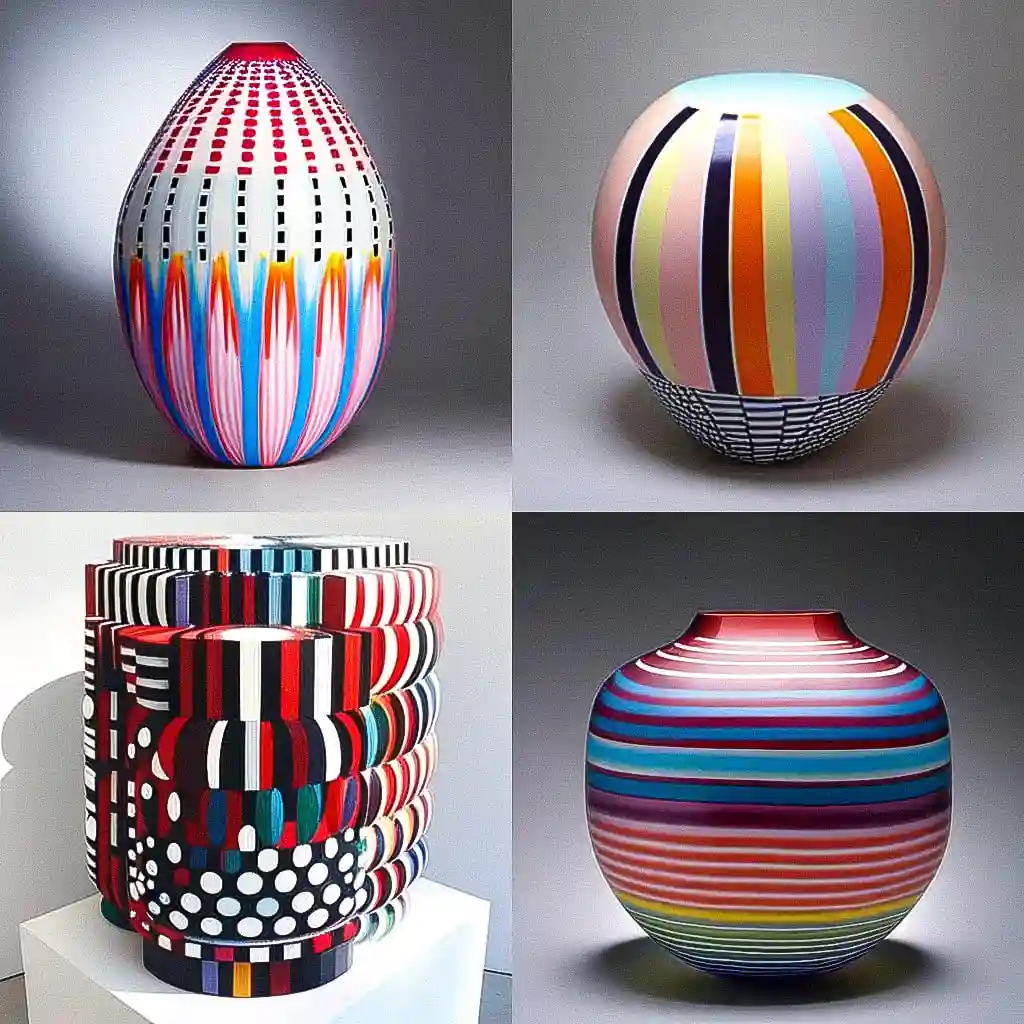 金兼二 jun kaneko风格midjourney AI绘画作品 -金兼二 jun kaneko风格midjourney AI绘画作品