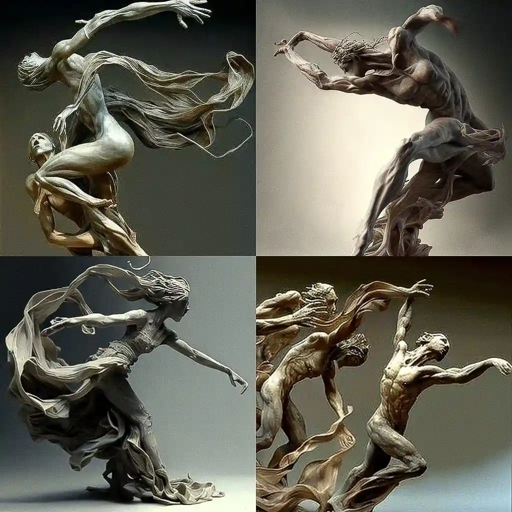理查德·麦克唐纳 richard macdonald风格midjourney AI绘画作品 -理查德·麦克唐纳 richard macdonald风格midjourney AI绘画作品