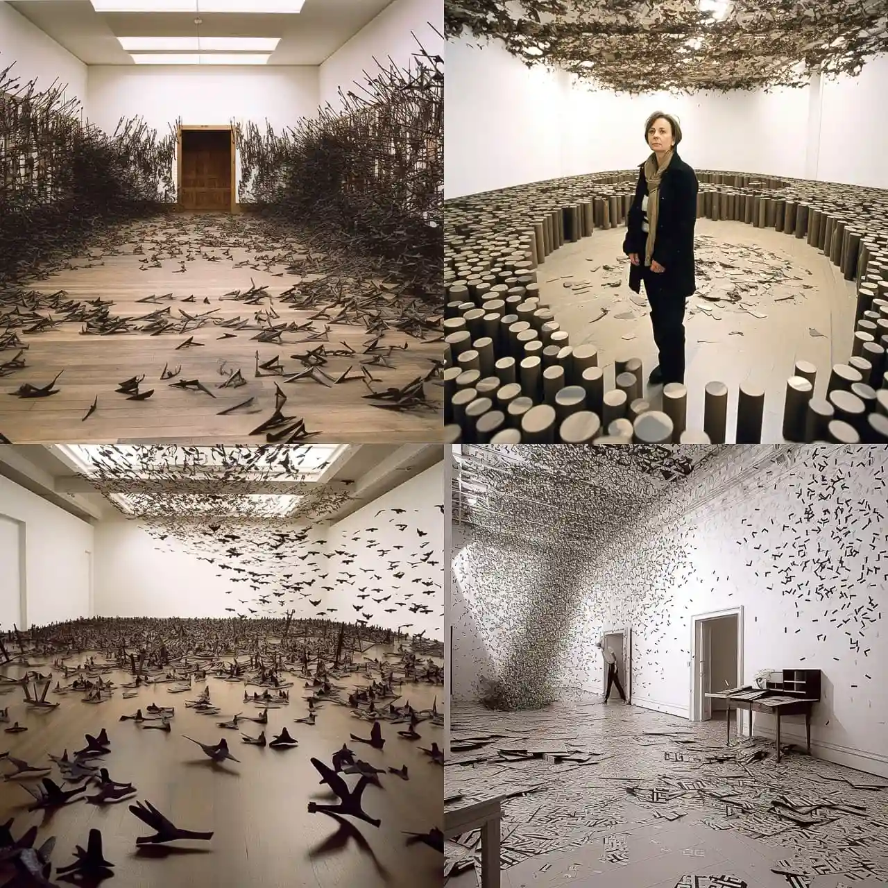 科妮莉亚·帕克 cornelia parker风格midjourney AI绘画作品 -科妮莉亚·帕克 cornelia parker风格midjourney AI绘画作品