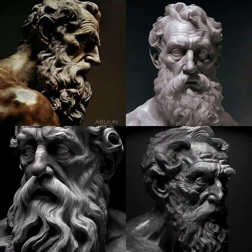 奥古斯特·罗丹 auguste rodin风格midjourney AI绘画作品 -奥古斯特·罗丹 auguste rodin风格midjourney AI绘画作品