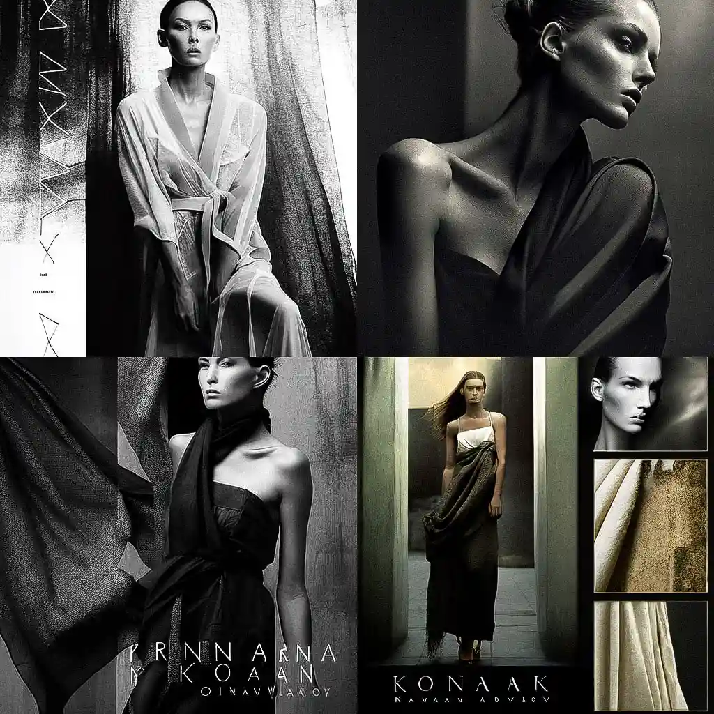 唐娜·卡兰 donna karan风格midjourney AI绘画作品 -唐娜·卡兰 donna karan风格midjourney AI绘画作品