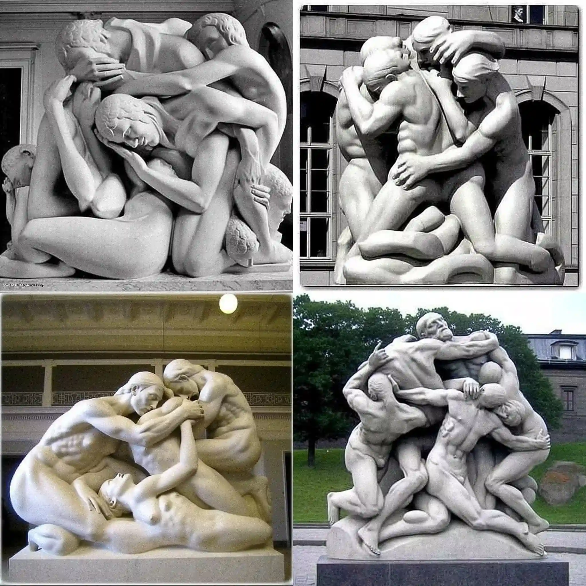 古斯塔夫·维格兰德 gustav vigeland风格midjourney AI绘画作品 -古斯塔夫·维格兰德 gustav vigeland风格midjourney AI绘画作品