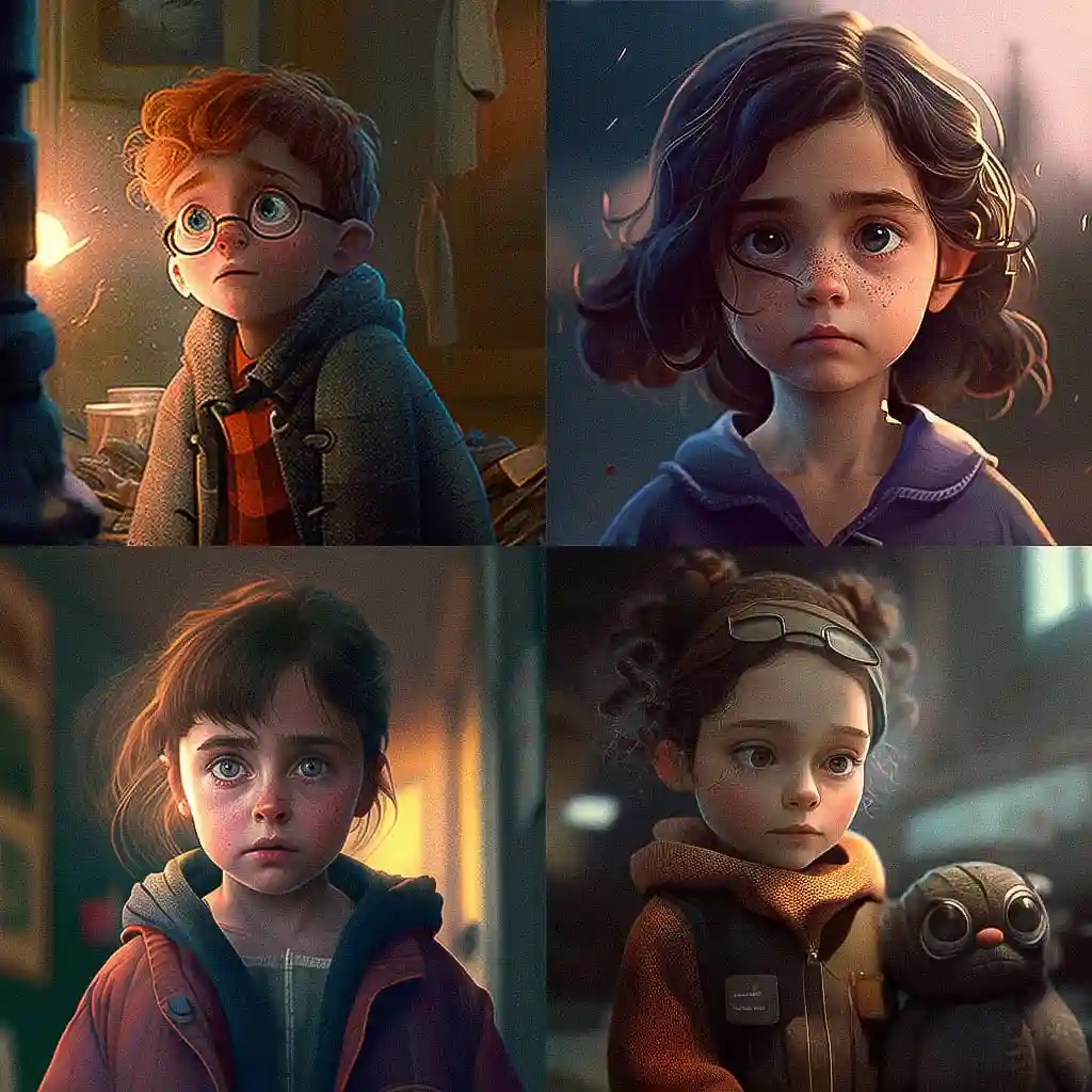 动画 animation风格midjourney AI绘画作品 -动画 animation风格midjourney AI绘画作品