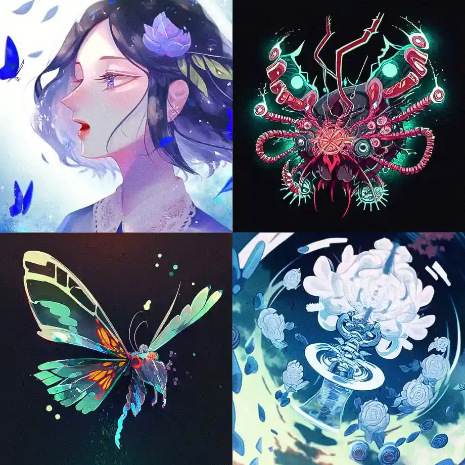 生物插图 biological illustration风格midjourney AI绘画作品 -生物插图 biological illustration风格midjourney AI绘画作品
