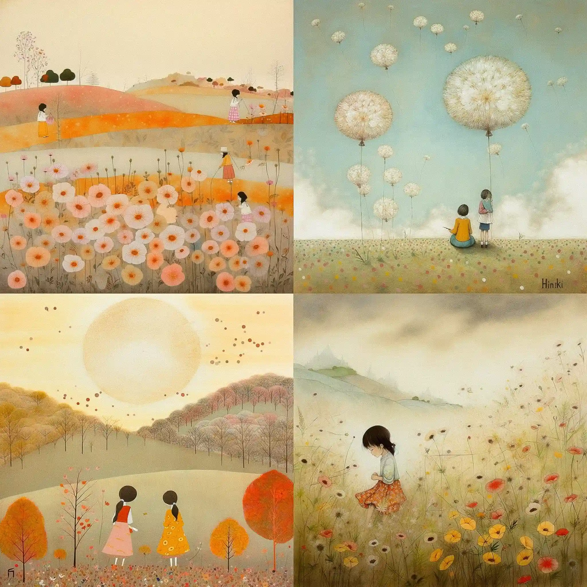 -春野康子 hiroko koshino风格midjourney AI绘画作品