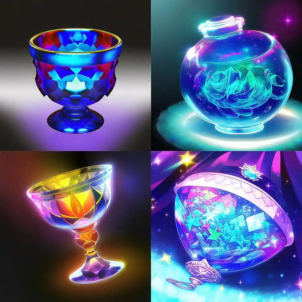嘉年华玻璃 carnival glass风格midjourney AI绘画作品 -嘉年华玻璃 carnival glass风格midjourney AI绘画作品